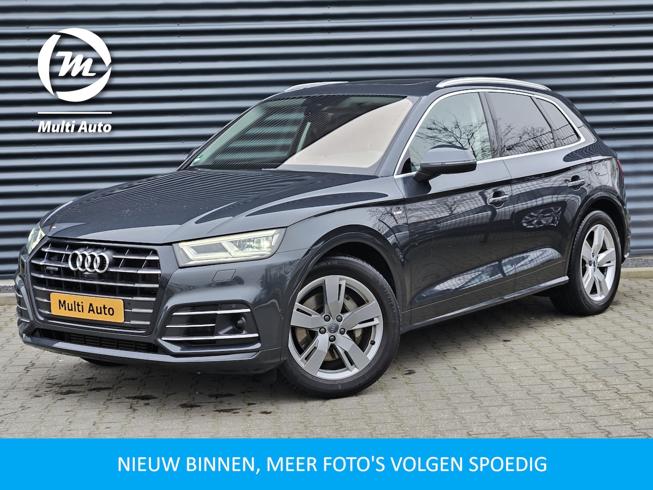 Audi Q5 - 55 TFSI e Quattro S Line Plug In Hybrid Dealer O.H PHEV | Luchtvering | Trekhaak af Fabrie - AutoWereld.nl