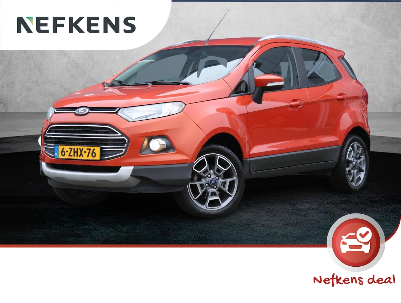 Ford EcoSport - 125pk E.B. Titanium | 2de eigenaar | Parkeersensoren | Trekhaak | Climate | Navigatie | NL - AutoWereld.nl