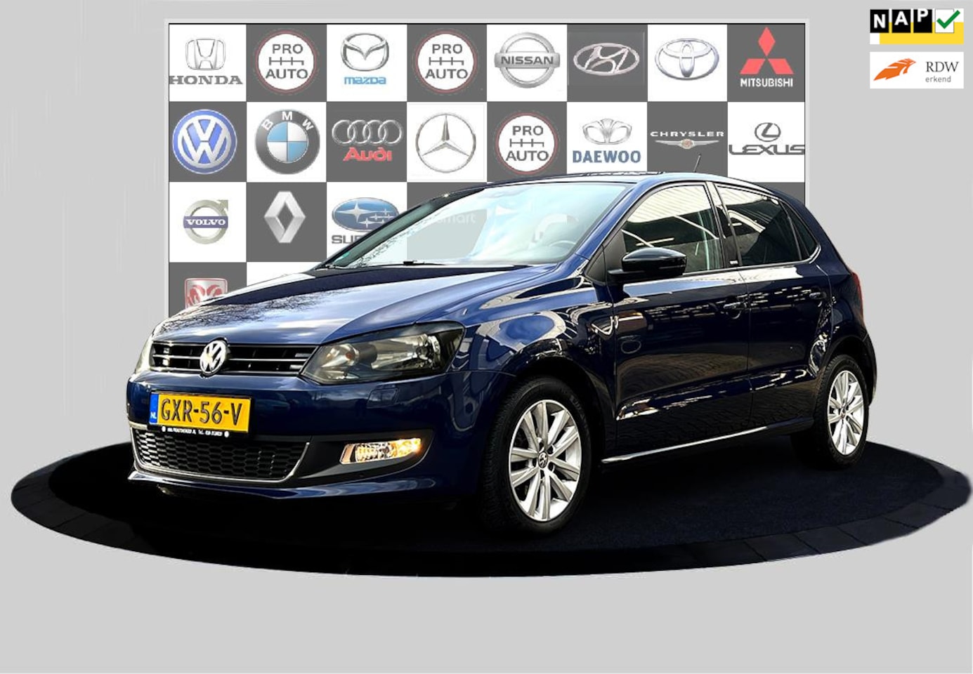 Volkswagen Polo - 1.2-12V BlueMotion Comfortline carplay_Clima_Stoelverw - AutoWereld.nl