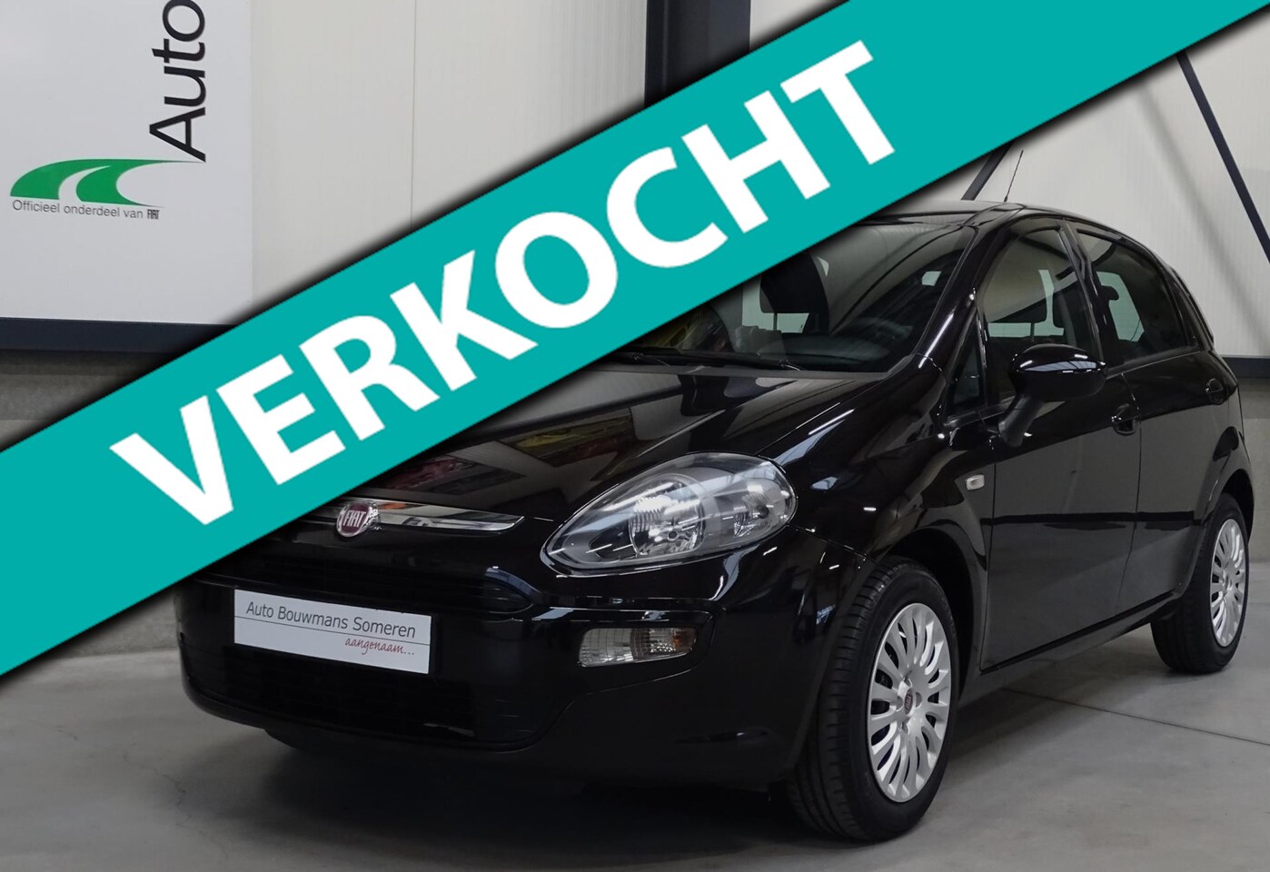 Fiat Punto Evo - 1.2 "LUSSO" - LAGE KM. !! / NAVI/ AIRCO/BLUE AND ME/ELEKTR. PAKKET/ ETC - AutoWereld.nl