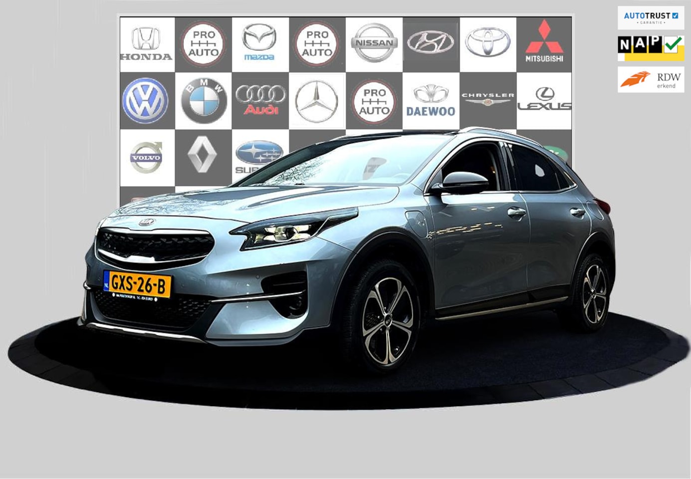 Kia XCeed - 1.6 GDi PHEV DynamicPlusLine panorama_Cam_leder - AutoWereld.nl