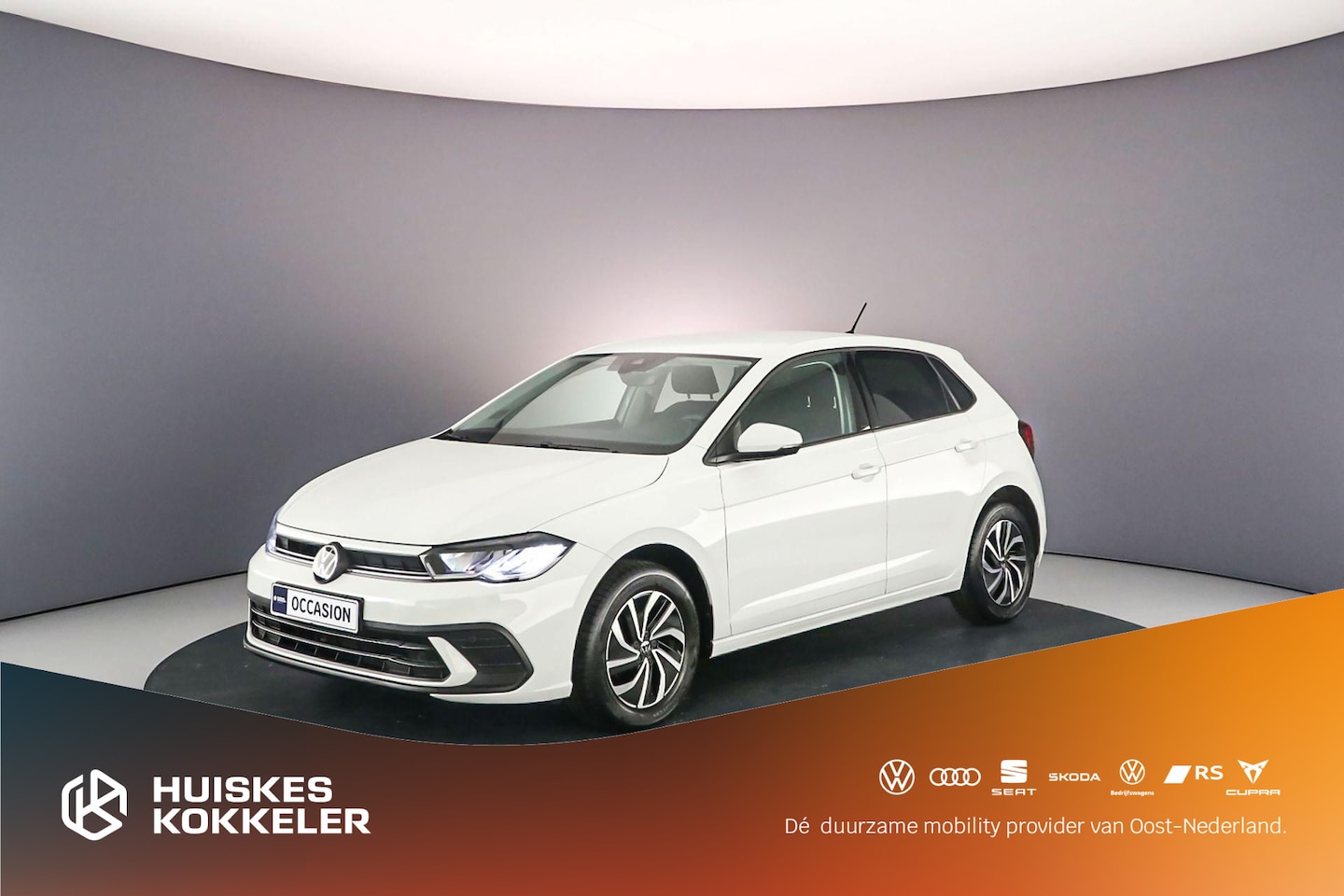 Volkswagen Polo - Life 1.0 TSI 95pk Adaptive cruise control, DAB, Radio, Airco, App connect, LED verlichting - AutoWereld.nl