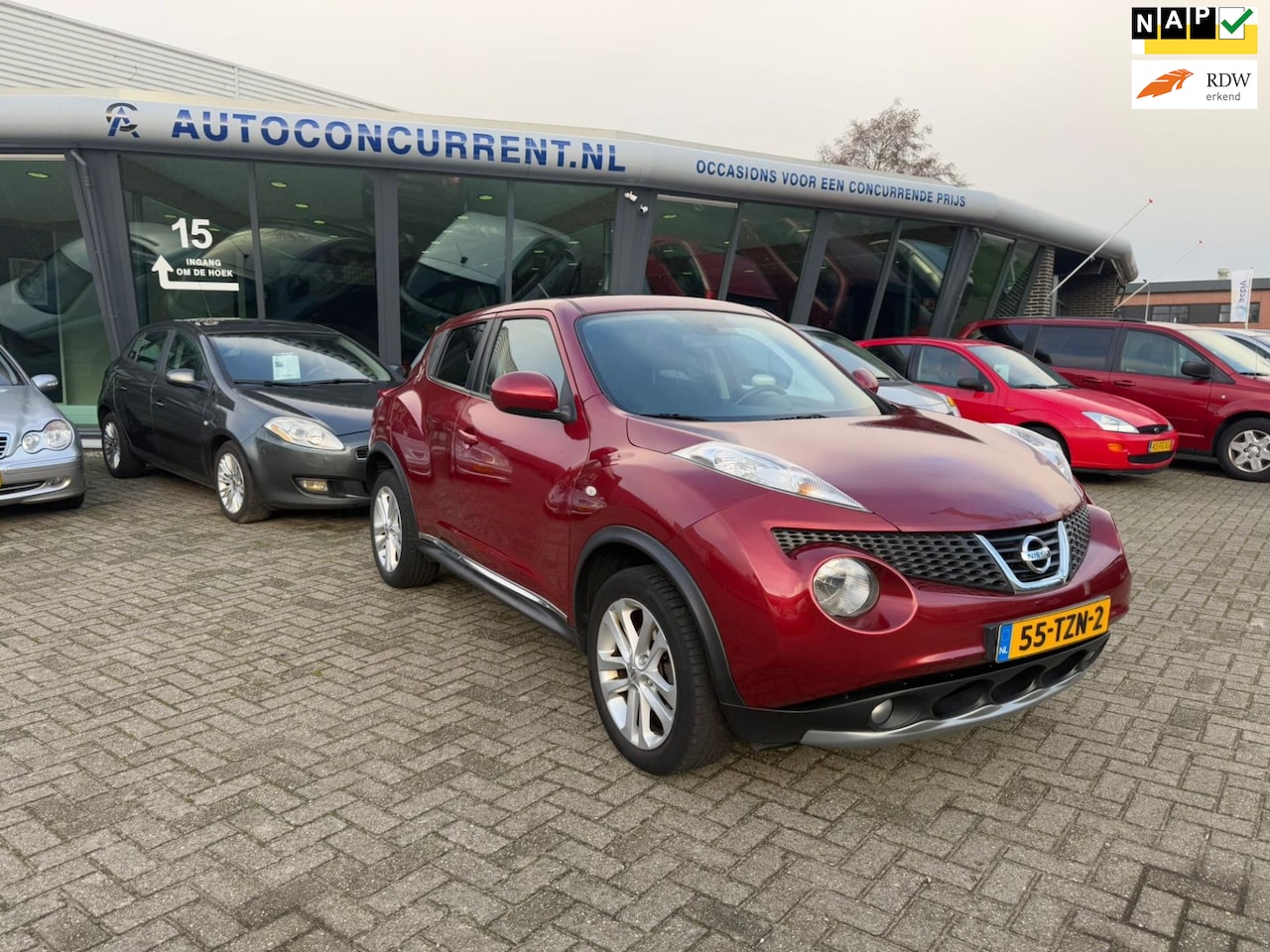 Nissan Juke - 1.6 Acenta 1.6 Acenta, Groot navi scherm, Inruil mogelijk. - AutoWereld.nl