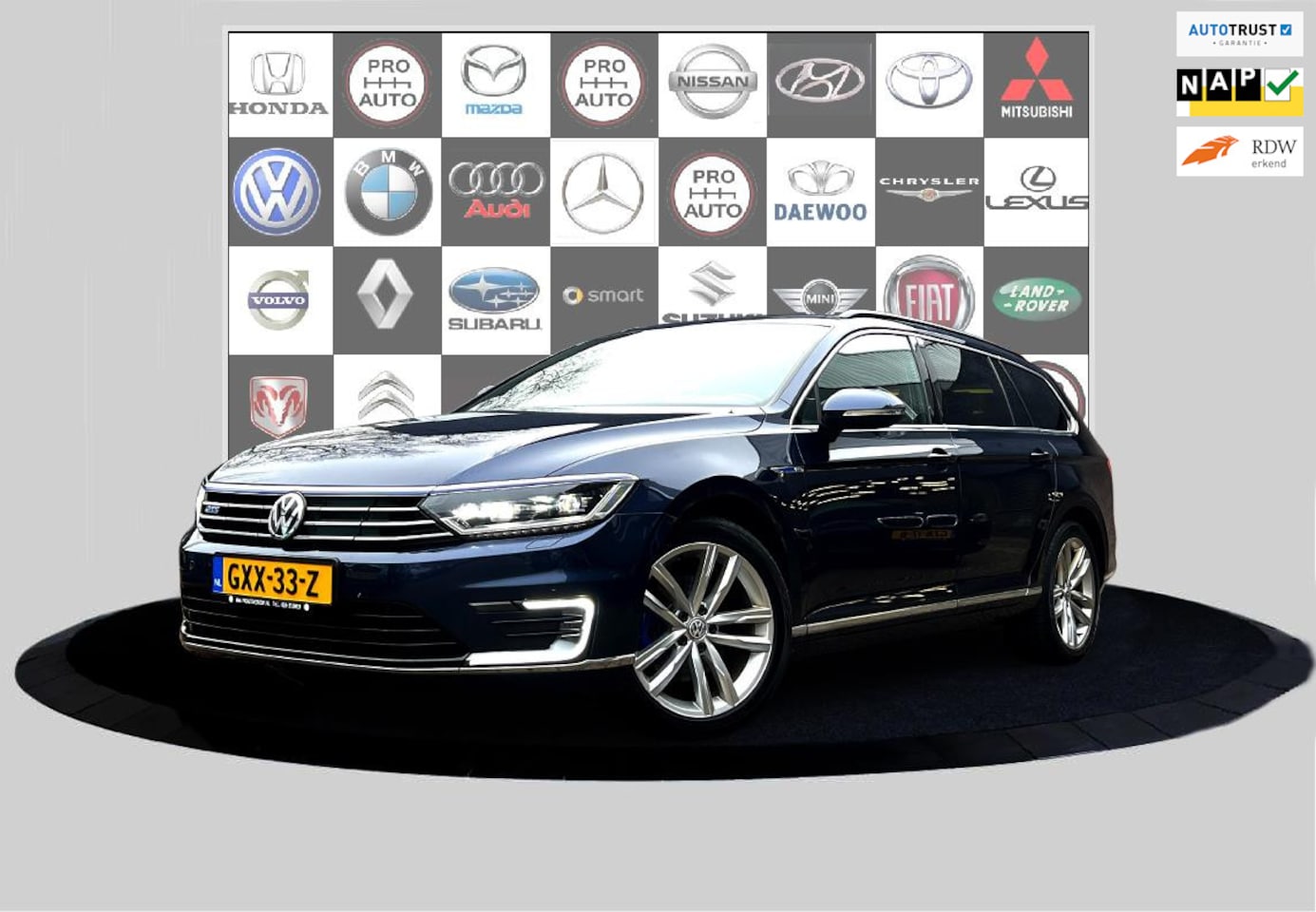 Volkswagen Passat Variant - 1.4 TSI GTE Connected Series Plus Camera_trekh_Navi_Massage stoel - AutoWereld.nl