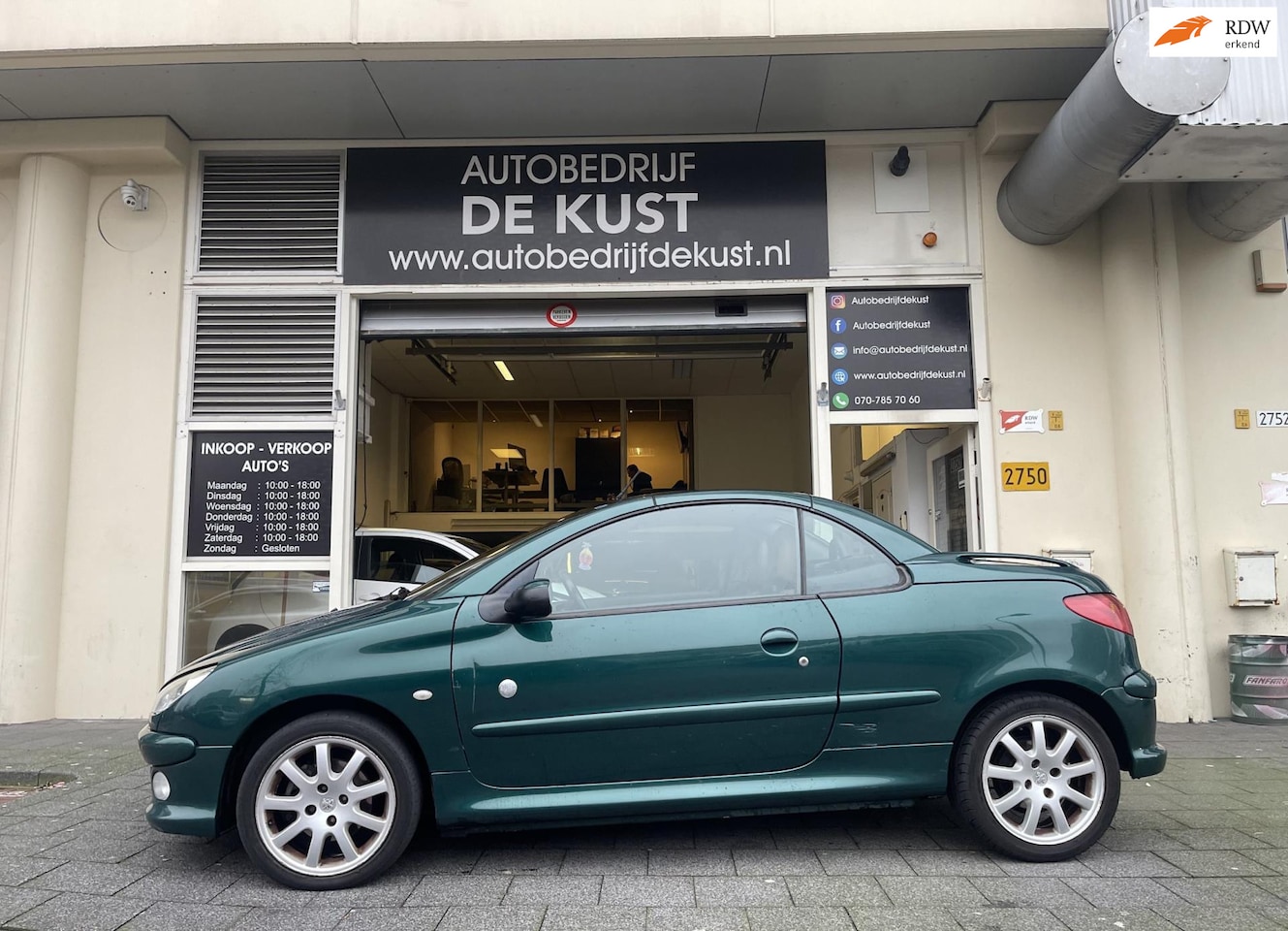 Peugeot 206 CC - 1.6-16V AUT 2003 Roland Garros Leder - AutoWereld.nl