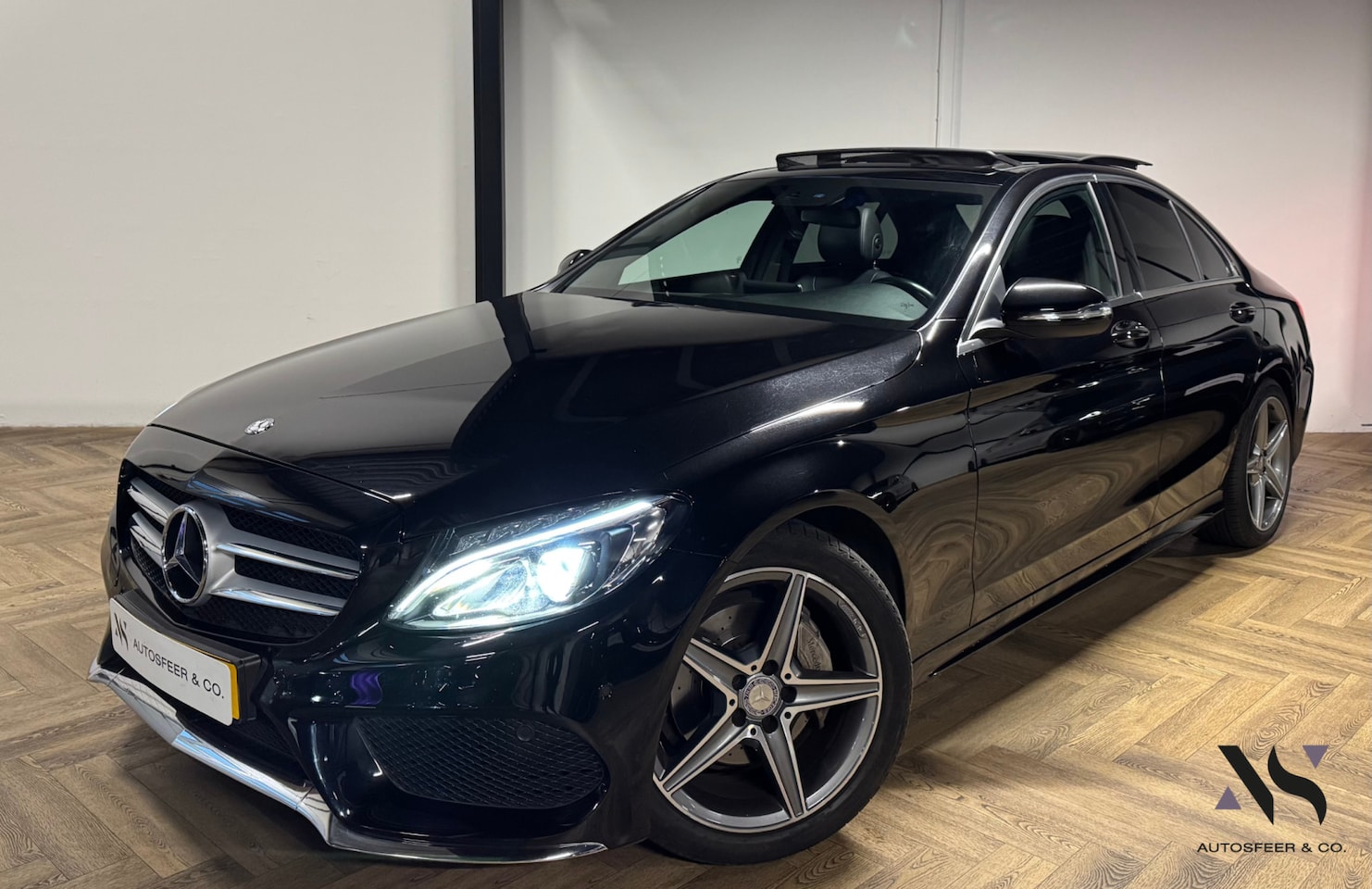 Mercedes-Benz C-klasse - 220 CDI PANO AMG BLINDSP. BURM' - AutoWereld.nl