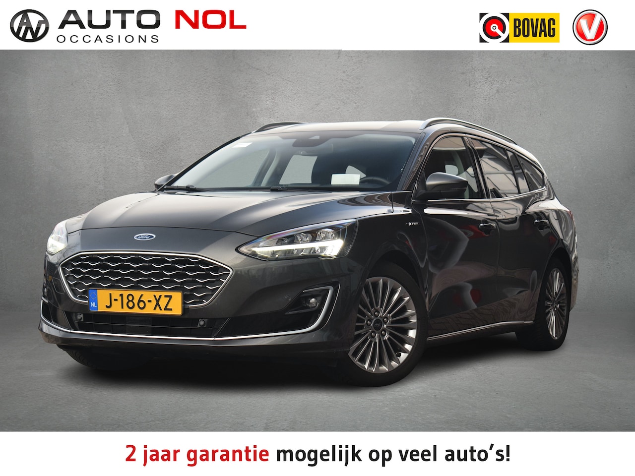 Ford Focus Wagon - 1.0 EcoBoost Hybrid Vignale | Trekhaak | HUD | Leer |  Stuur- en Stoelverw. - AutoWereld.nl