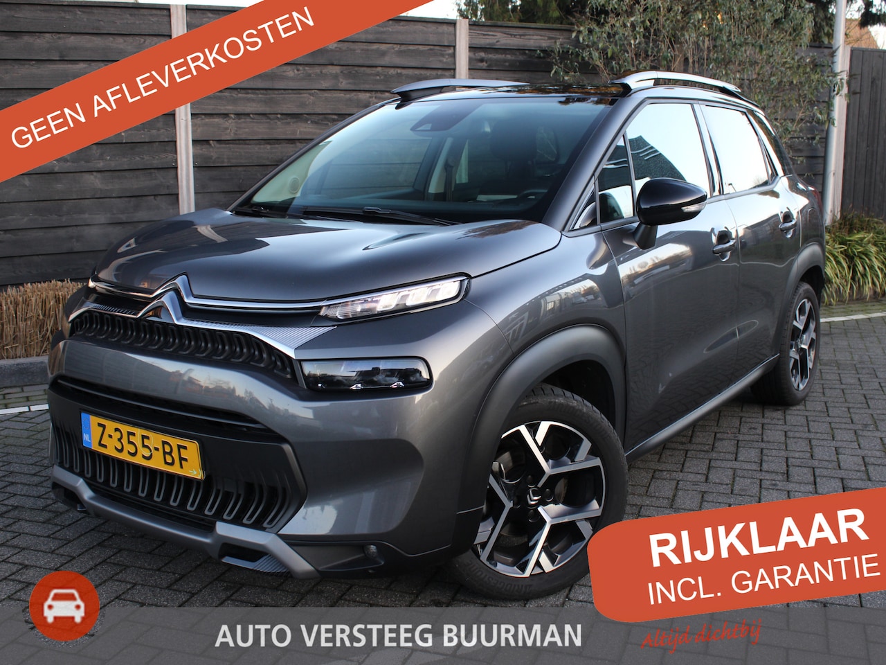 Citroën C3 Aircross - 1.2 PureTech 130PK Max Automaat Navigatie, Achteruitrijcamera, Keyless Entry & Start, Park - AutoWereld.nl