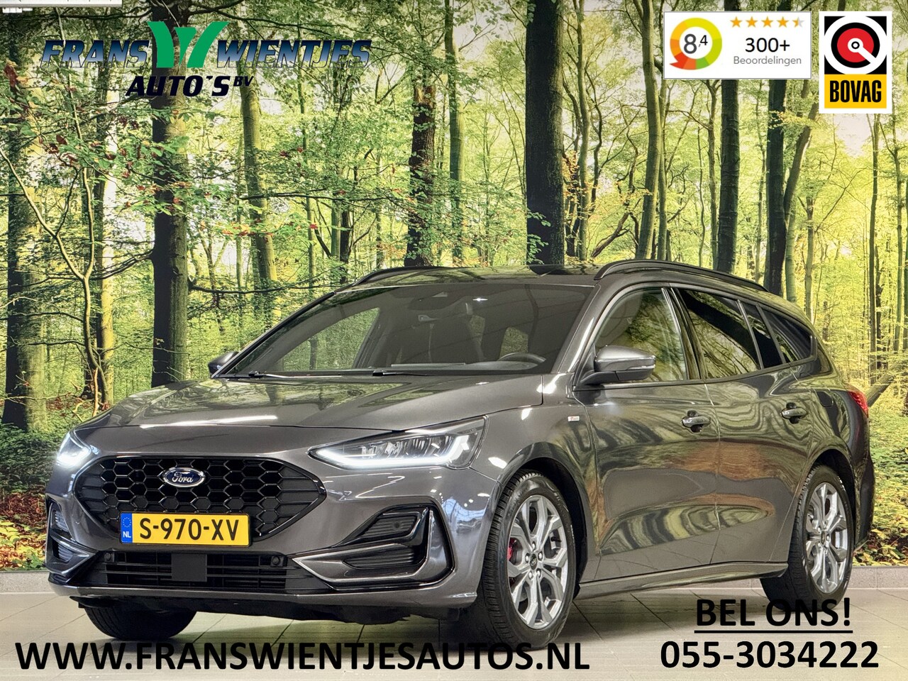 Ford Focus Wagon - 1.0 EcoBoost Hybrid ST Line X | Apple Carplay | Android Auto | Camera | Stuurwielverwarmin - AutoWereld.nl