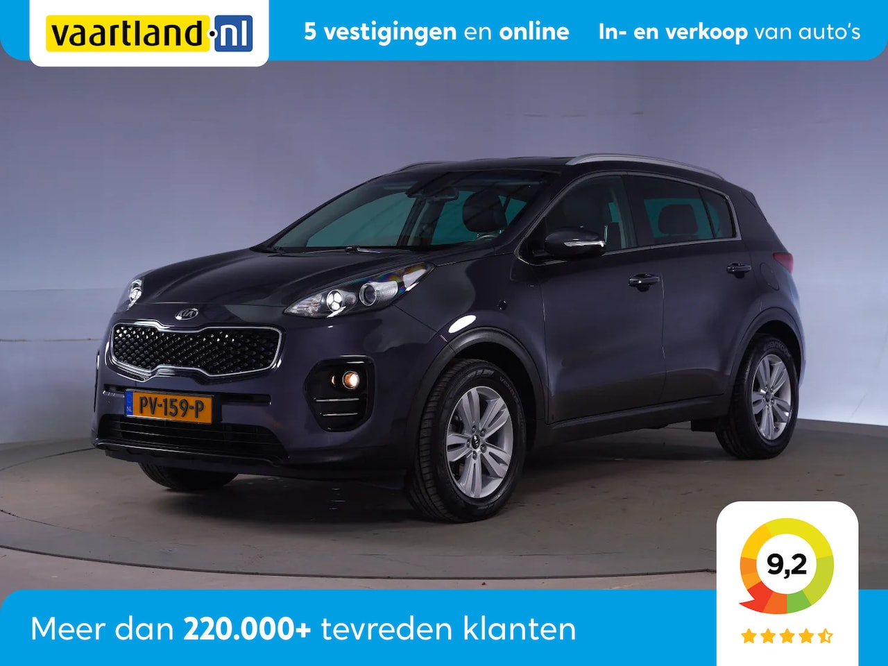 Kia Sportage - 1.7 CRDI DynamicLine [ Leder Nav Led Parkeersensoren ] - AutoWereld.nl