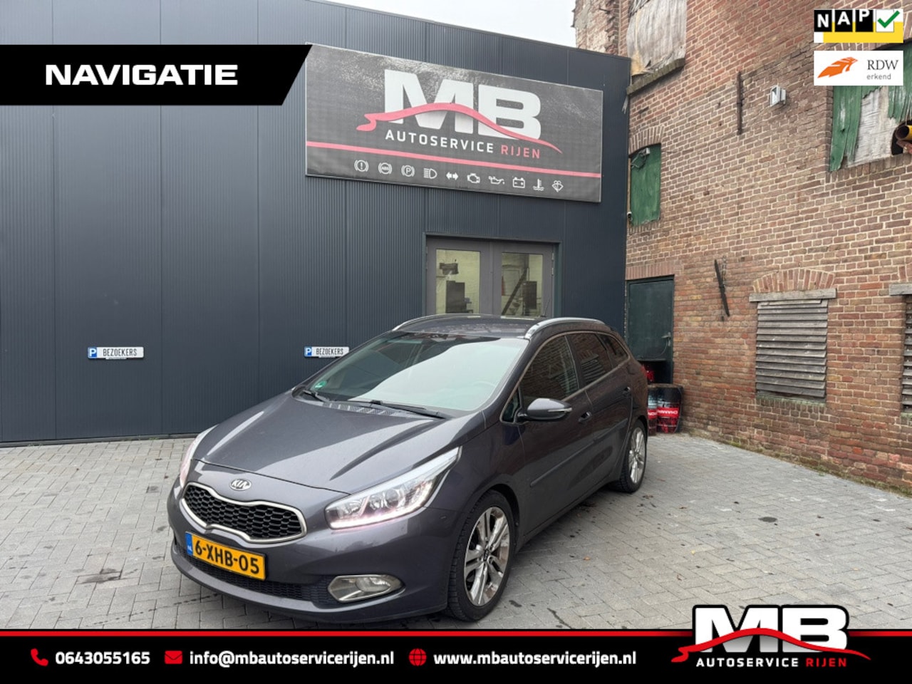 Kia Cee'd Sportswagon - 1.6 GDI BusinessLine 1.6 GDI BusinessLine , Navi, Camera, PDC, ECC - AutoWereld.nl