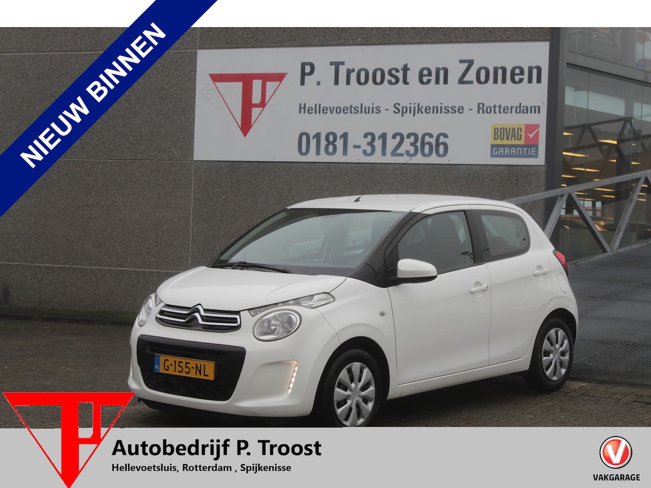 Citroën C1 - 1.0 VTi Feel Airco/Bluetooth/Cruise Control/Radio/Elektrische ramen/Eerste Eigenaar/Origin - AutoWereld.nl