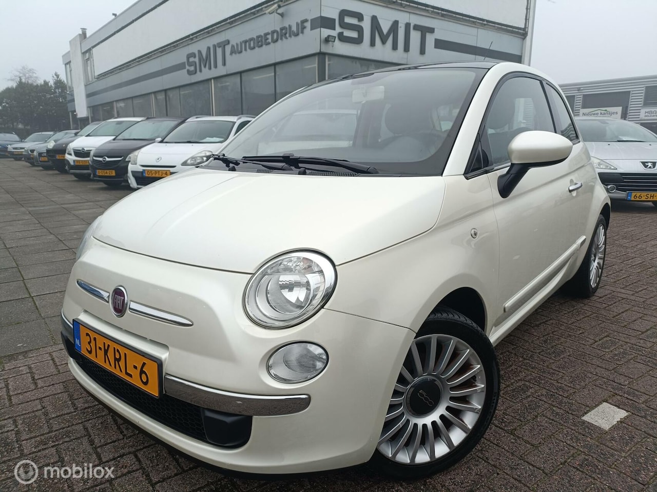 Fiat 500 - 1.2 Lounge Aut/Leder/Panorama/AC/NL Auto - AutoWereld.nl