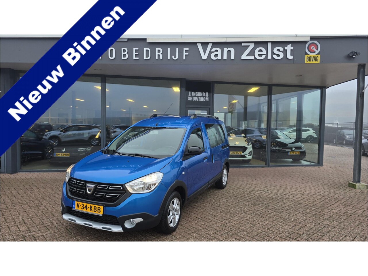 Dacia Dokker - Dokker 1.2 TCe S&S Stepway, Airco, Multimediasysteem, Navigatie, Bluetooth, Cruise control - AutoWereld.nl