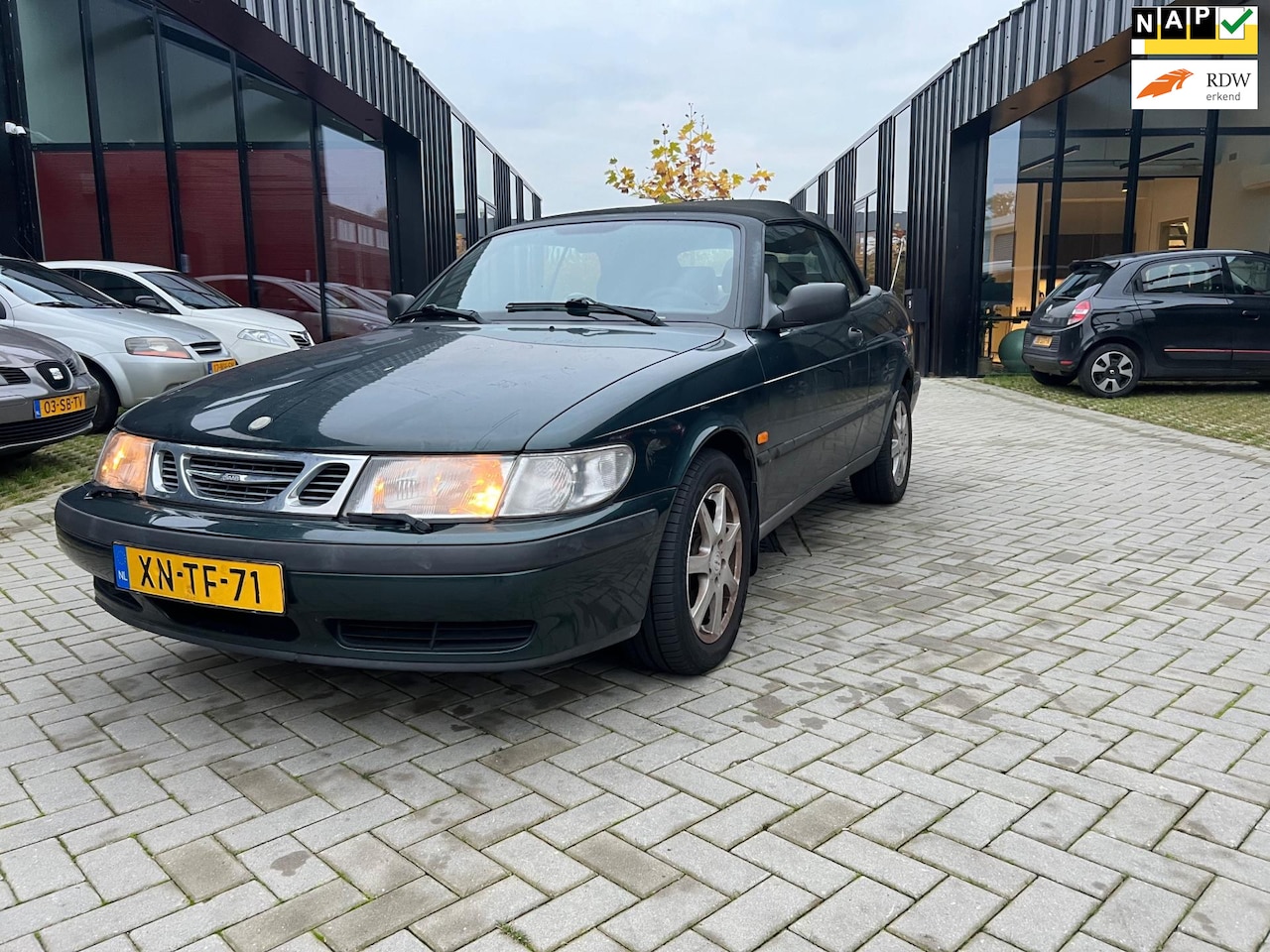 Saab 9-3 Cabrio - 2.0 S Airco Leer NL Auto NAP - AutoWereld.nl