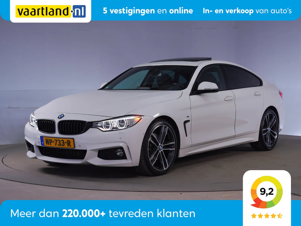 BMW 4-serie Gran Coupé - 430i 252pk M Sport Aut. [ Schuifdak HiFi Navi prof. HUD Memoryseats ] - AutoWereld.nl