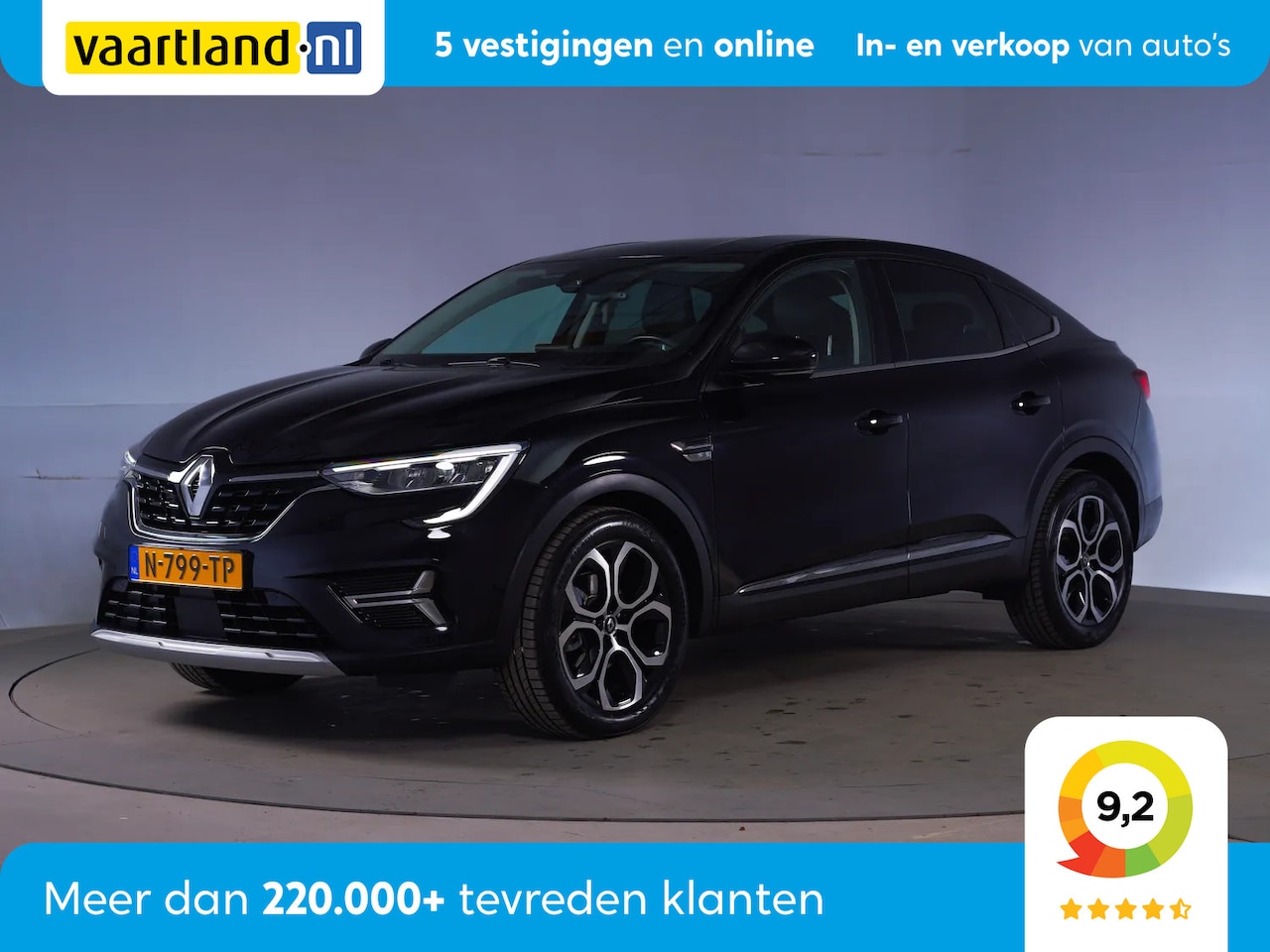 Renault Arkana - E-Tech Hybrid Intens [ LED Navi Camera Carplay Half-leder ] - AutoWereld.nl