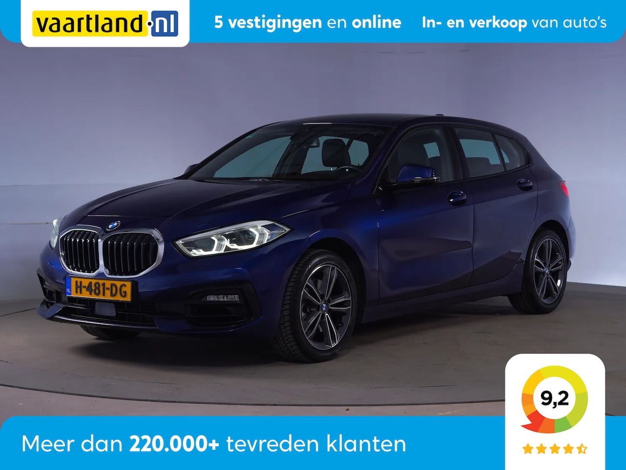 BMW 1-serie - 118i High Executive Sportline Aut. [ Leder HiFi Stoelverwarming Live-cockpit prof. ] - AutoWereld.nl