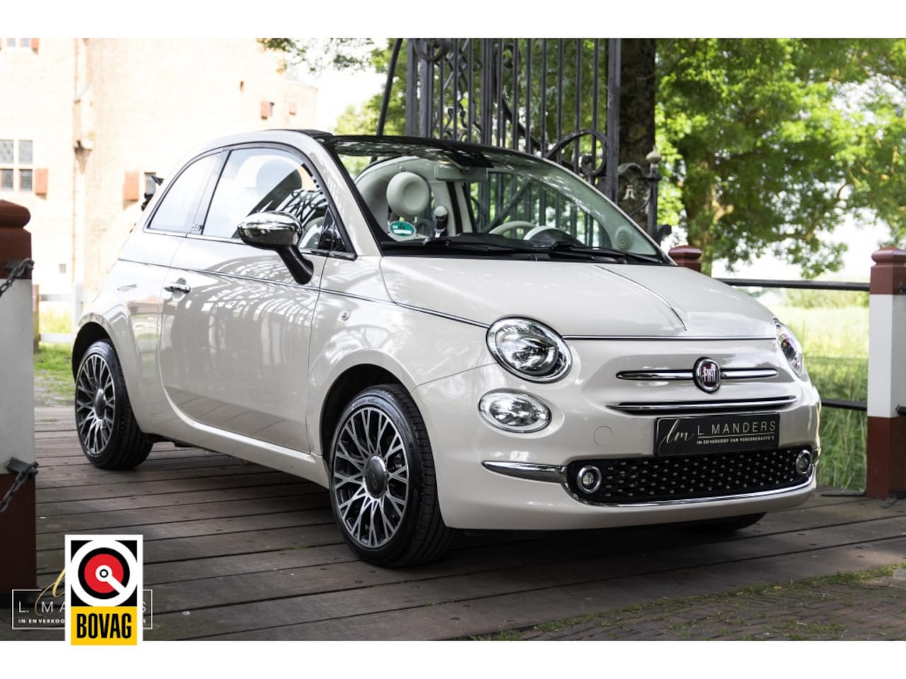 Fiat 500 C - 1.2 Collezione 2019 BEIGE | Panoramadak | Leder | Airco | PDC - AutoWereld.nl