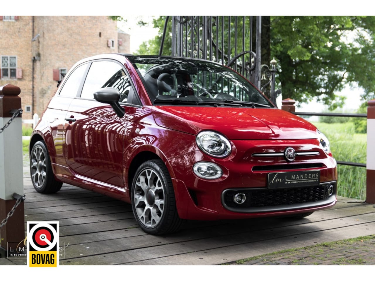 Fiat 500 C - 1.2 Sport 2018 ROOD | Cabrio | Apple CarPlay | Cruise Control - AutoWereld.nl