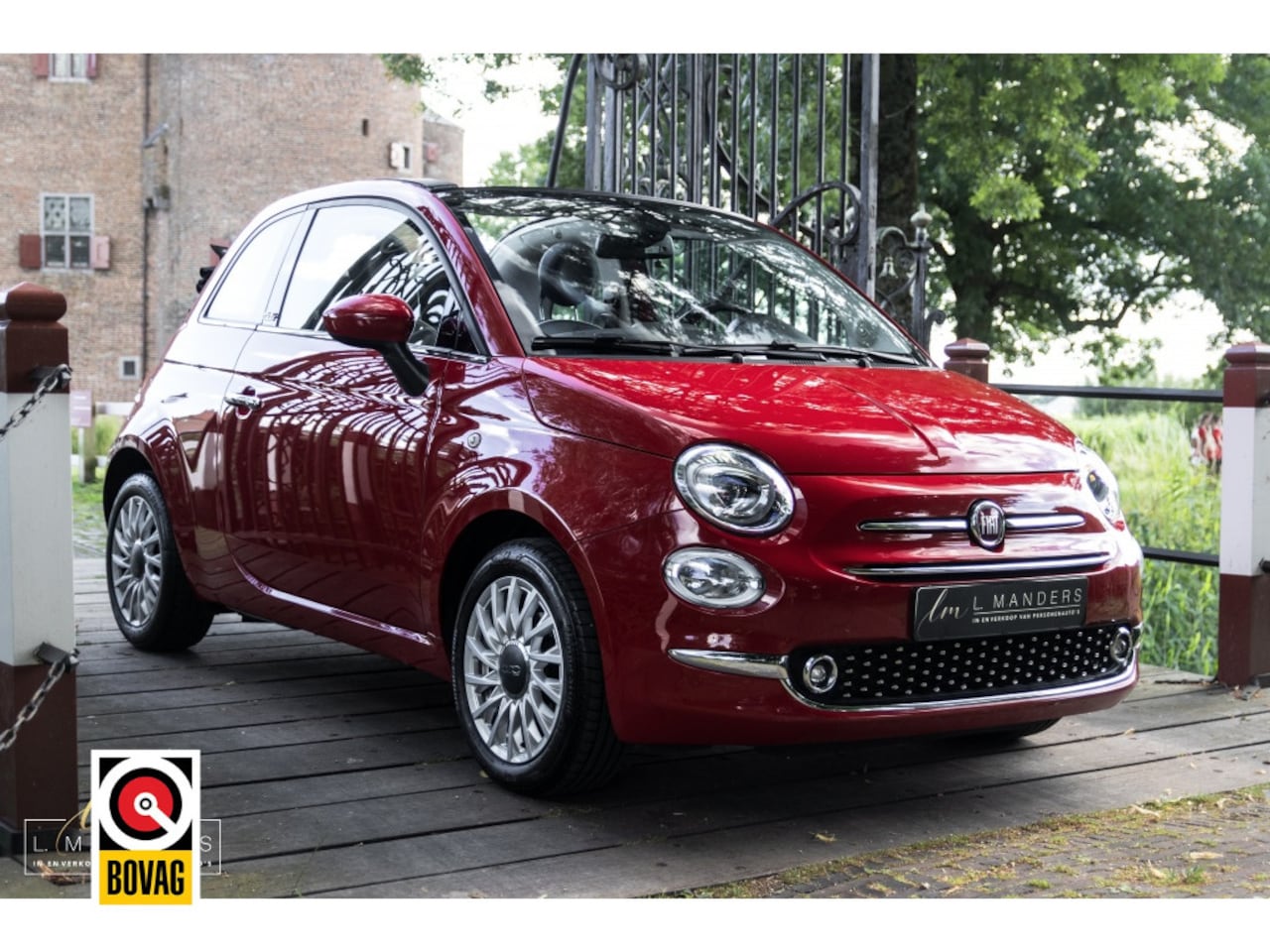 Fiat 500 C - 1.2 Lounge 2019 ROOD | Cabrio | Benzine | 3-deurs | Display - AutoWereld.nl