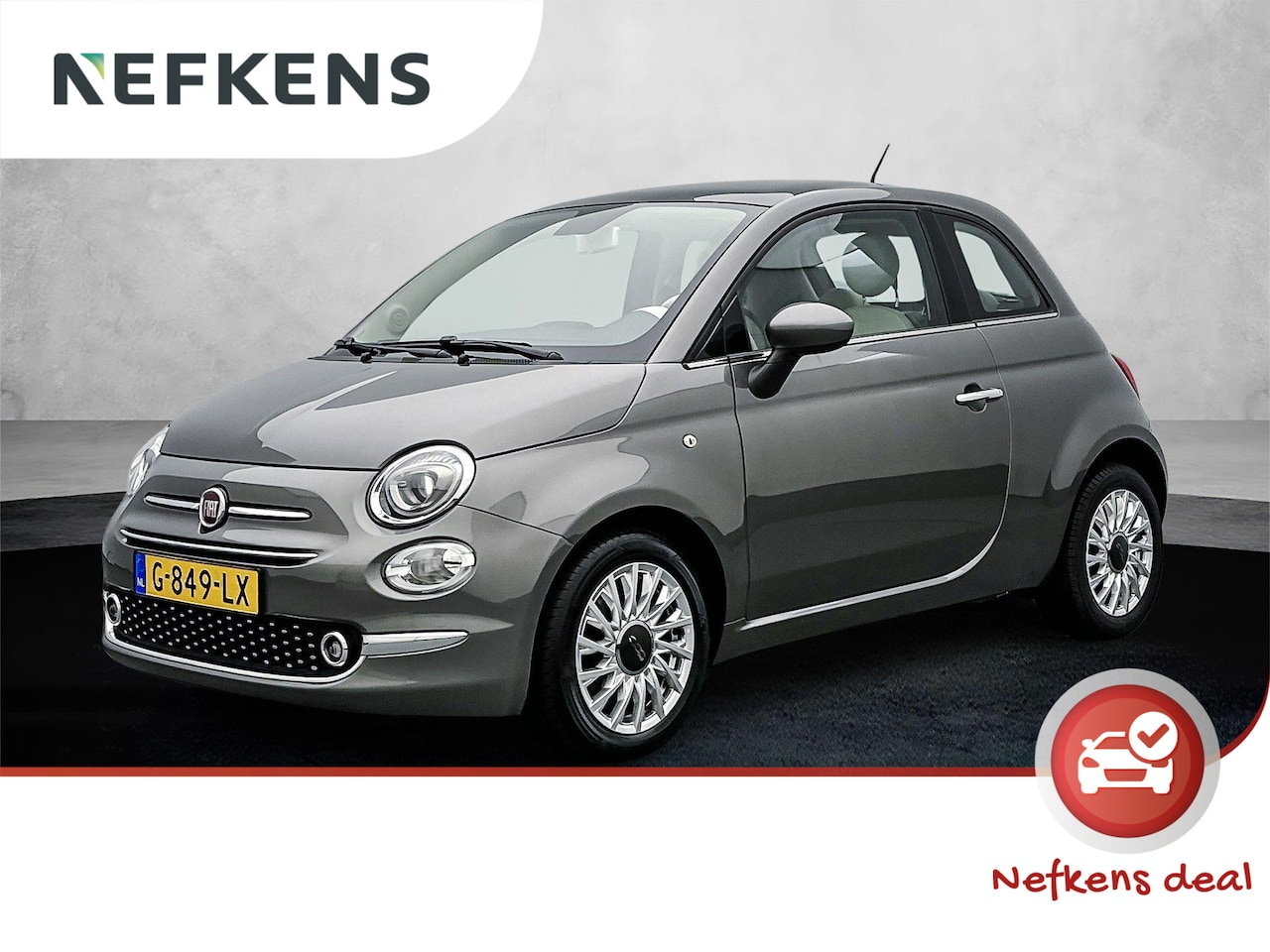 Fiat 500 - 85pk TwinAir Turbo Lounge | Navigatie | Panoramadak | Parkeersensoren Achter | LED Dagrijv - AutoWereld.nl