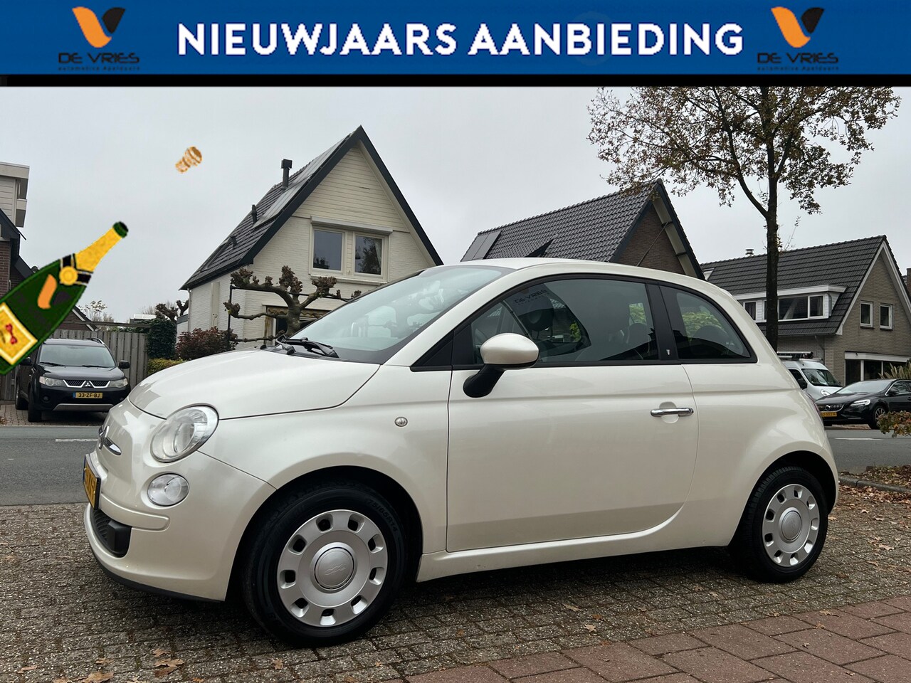 Fiat 500 - 1.2 Madreperla(parlemoer) NL-AUTO-NAP. - AutoWereld.nl