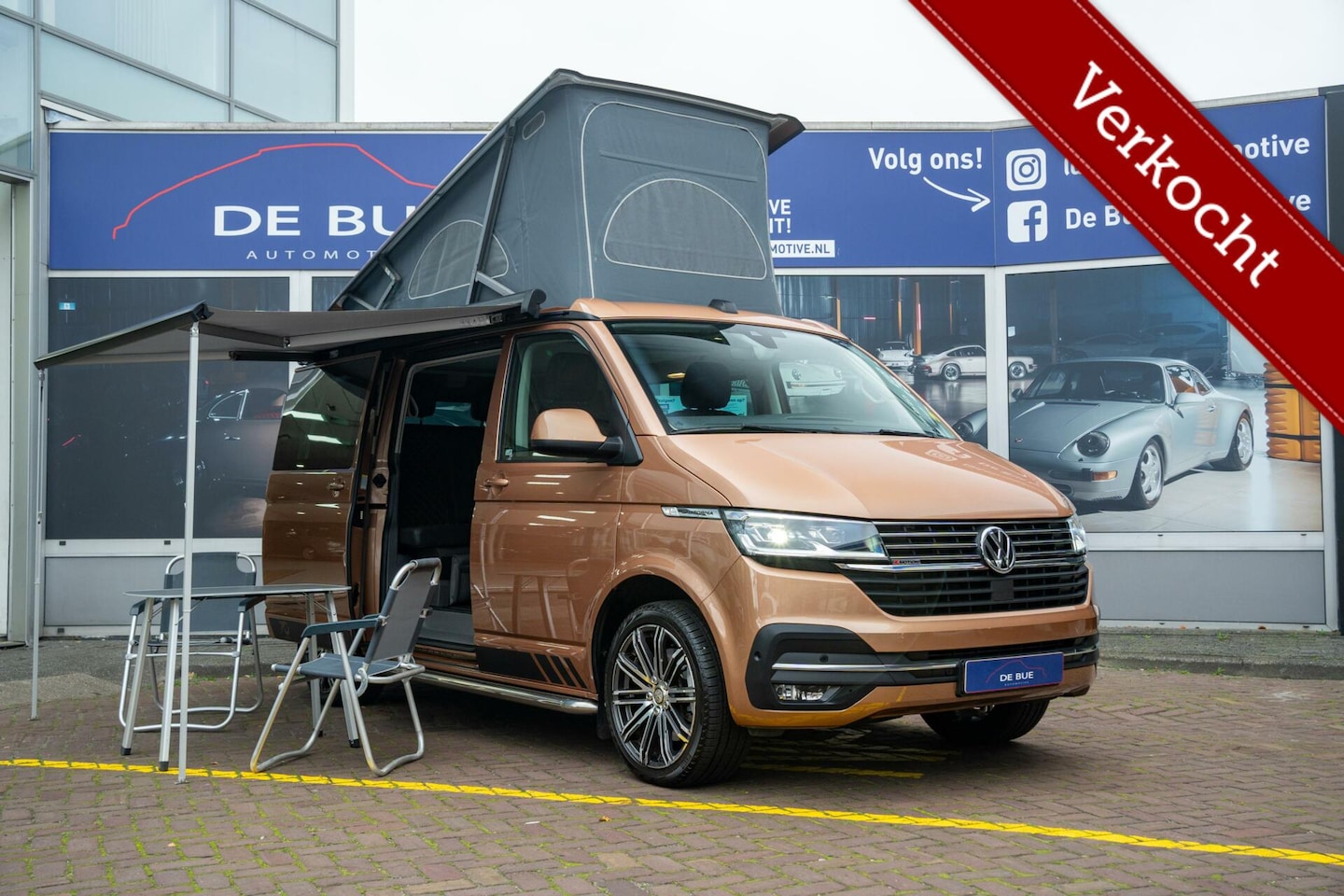 Volkswagen Transporter California - Ocean T6.1 2.0 TDI DSG 4Motion Euro 6 Virtual Leder LED Westfalia Copper Bronze Metallic D - AutoWereld.nl