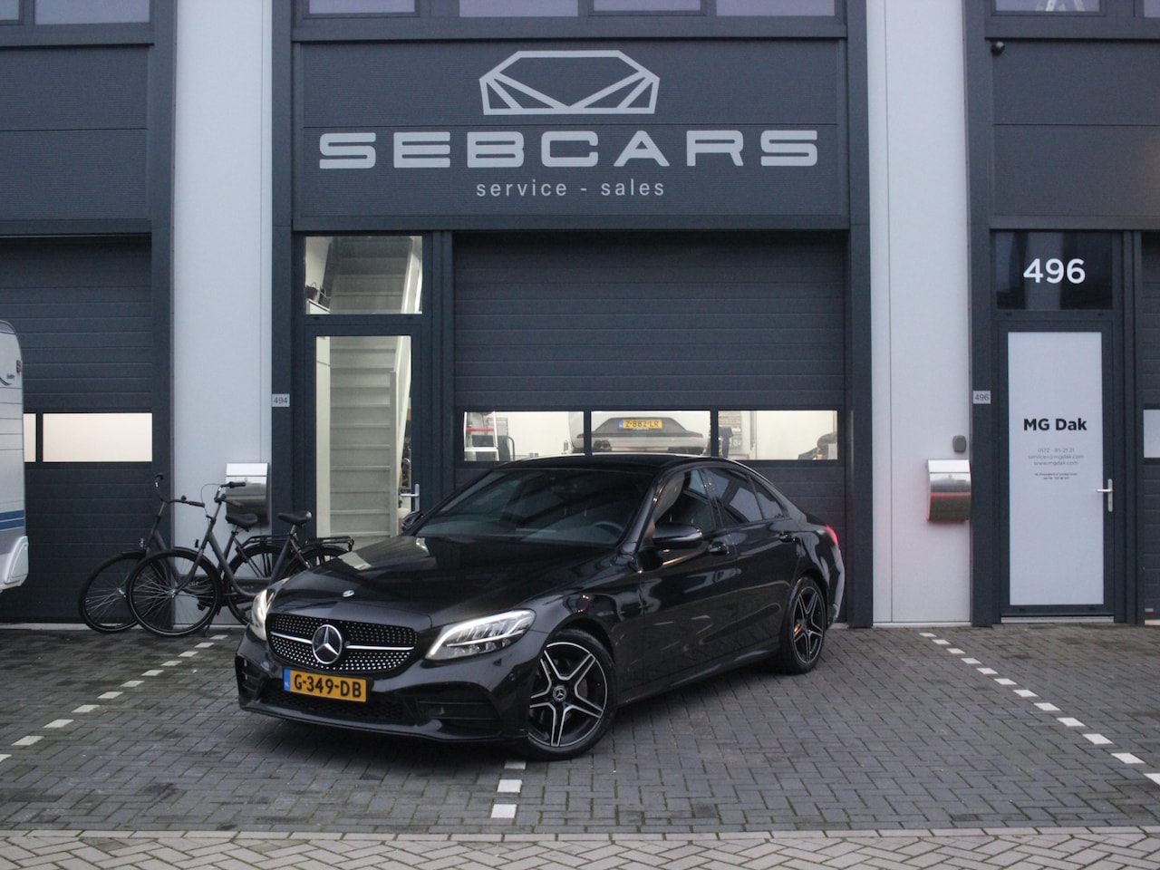 Mercedes-Benz C-klasse - AMG Business Solution, PANO, NAP, LED, CAMERA, CRUISE, NIGHTPAKKET - AutoWereld.nl