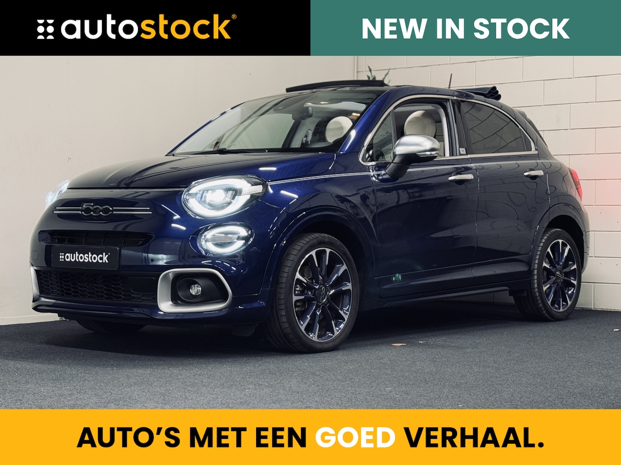 Fiat 500 X - 1.5 Hybrid Yacht Club Capri Cabrio | Adapt.Cruise | Keyless | Org.NL - AutoWereld.nl