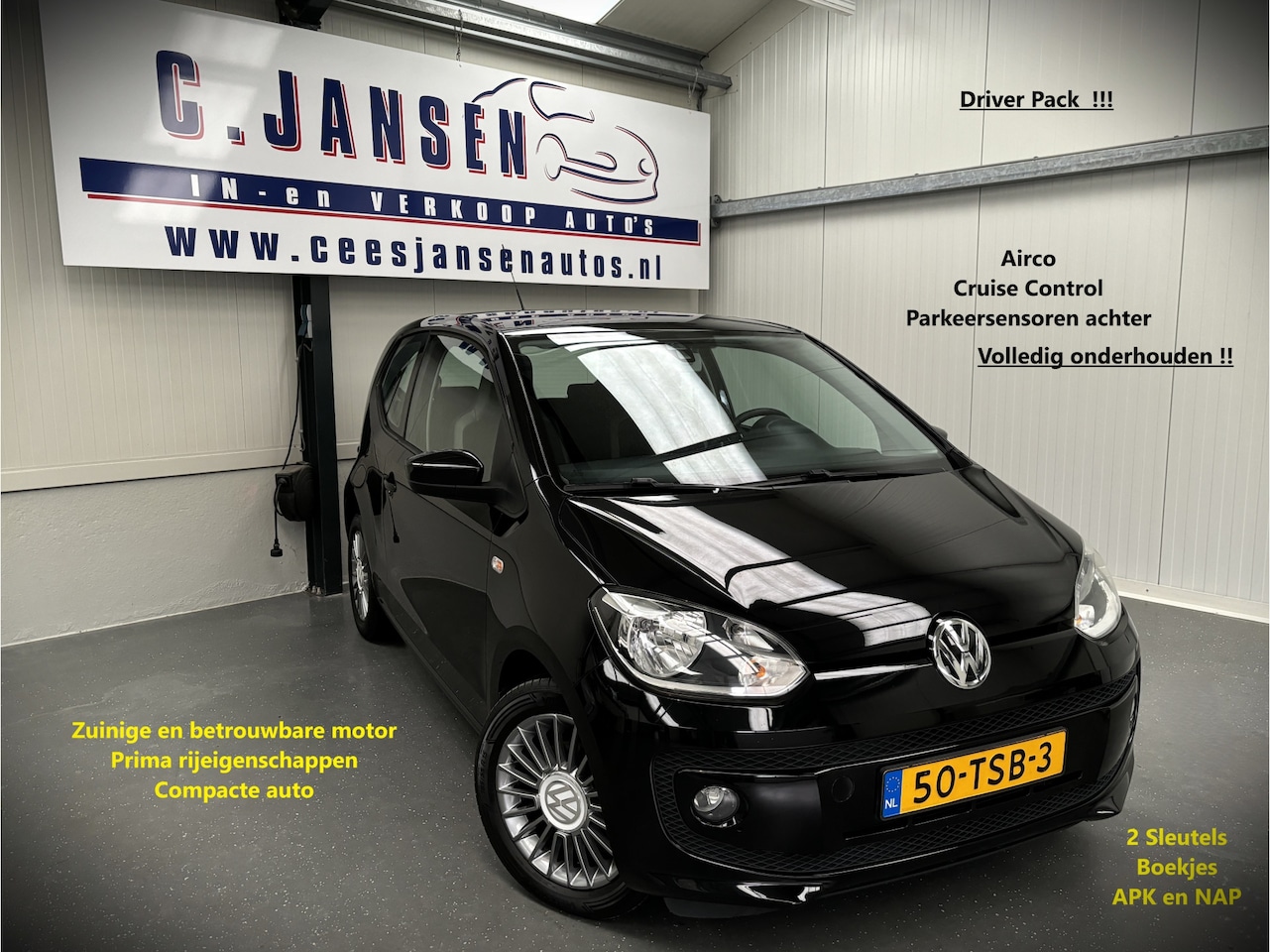 Volkswagen Up! - 1.0 high up! BlueMotion Driver Pack !! - AutoWereld.nl