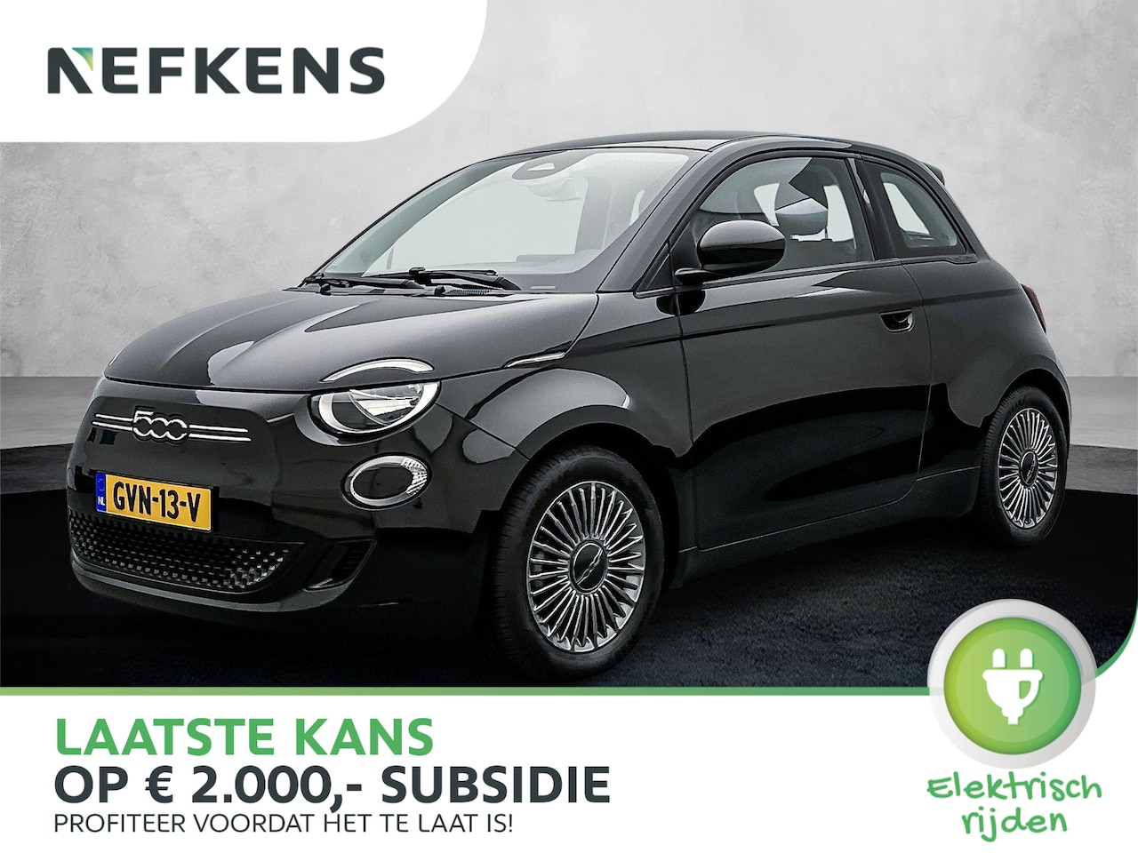 Fiat 500 - EV Icon 42 kWh 118 pk | Navigatie | Parkeersensoren Achter | Keyless Entry/Start | LED Dag - AutoWereld.nl