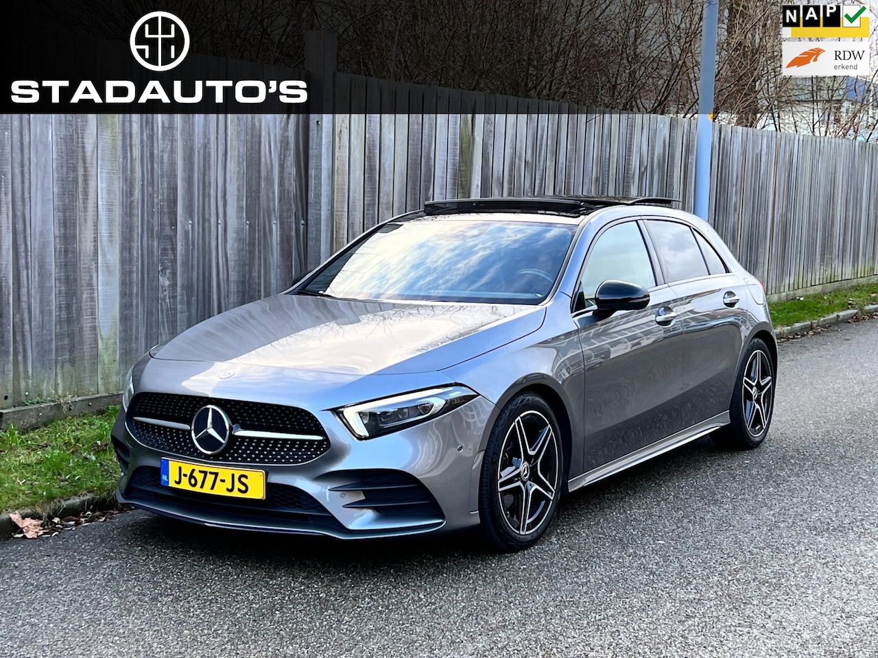 Mercedes-Benz A-klasse - 180 AMG Automaat Pano|Sfeer|Widescreen|NAP! - AutoWereld.nl