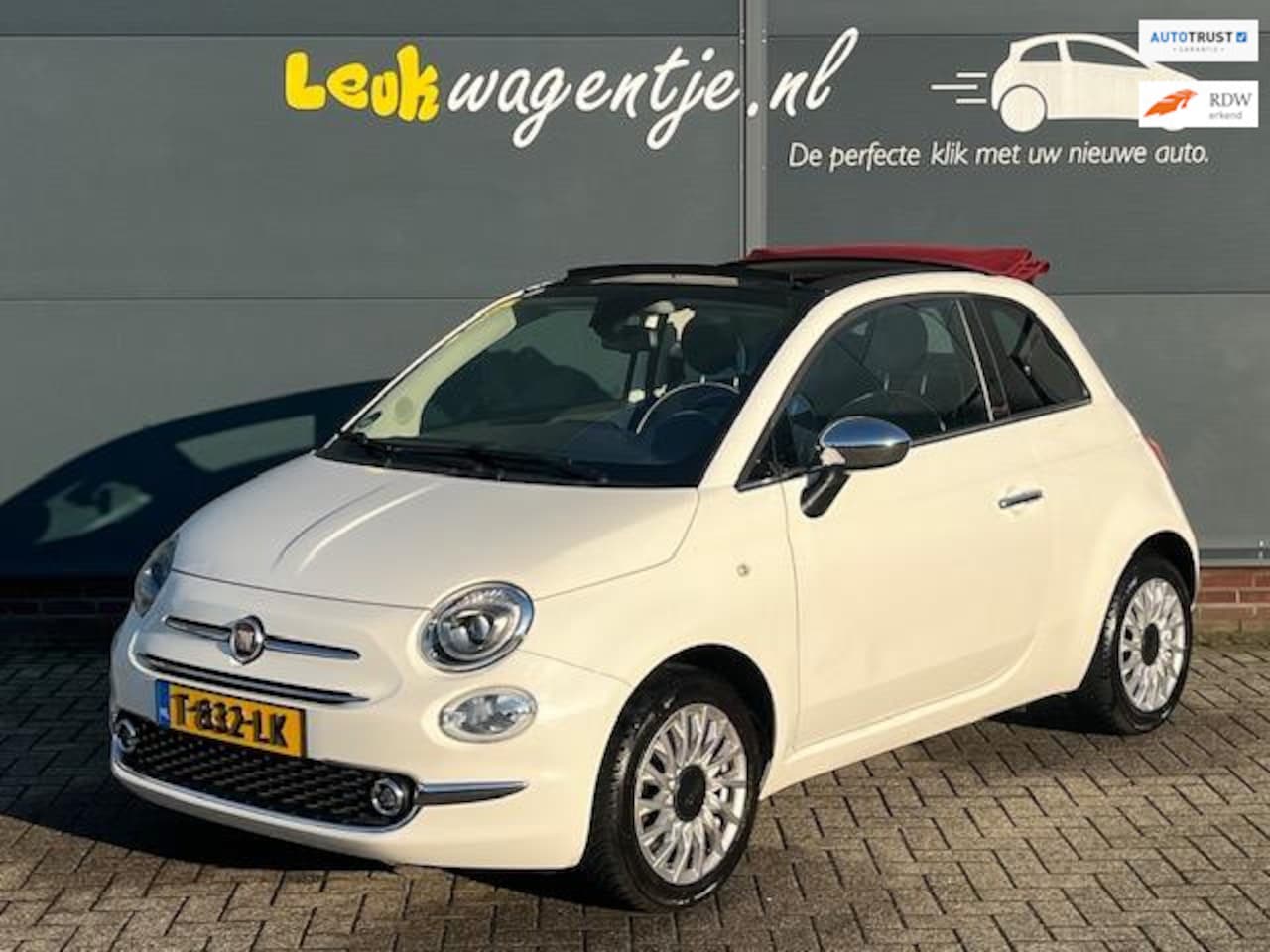 Fiat 500 C - 1.2 Lounge Cabrio *climate *distr.riem vervangen - AutoWereld.nl