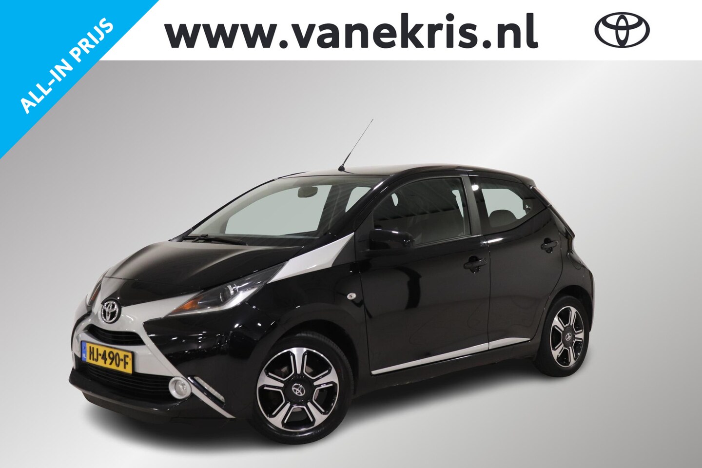 Toyota Aygo - 1.0 VVT-i x-clusiv 1.0 VVT-i x-clusiv, Lm velgen, Climate control, Subwoofer, Parkeercamera, Keyless entry/st - AutoWereld.nl