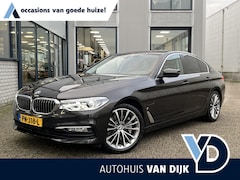 BMW 5-serie - 530e iPerformance High Executive | NL Auto/Voll.Historie/Navi/Leder/Adapt.Cruise/19"/Stoel