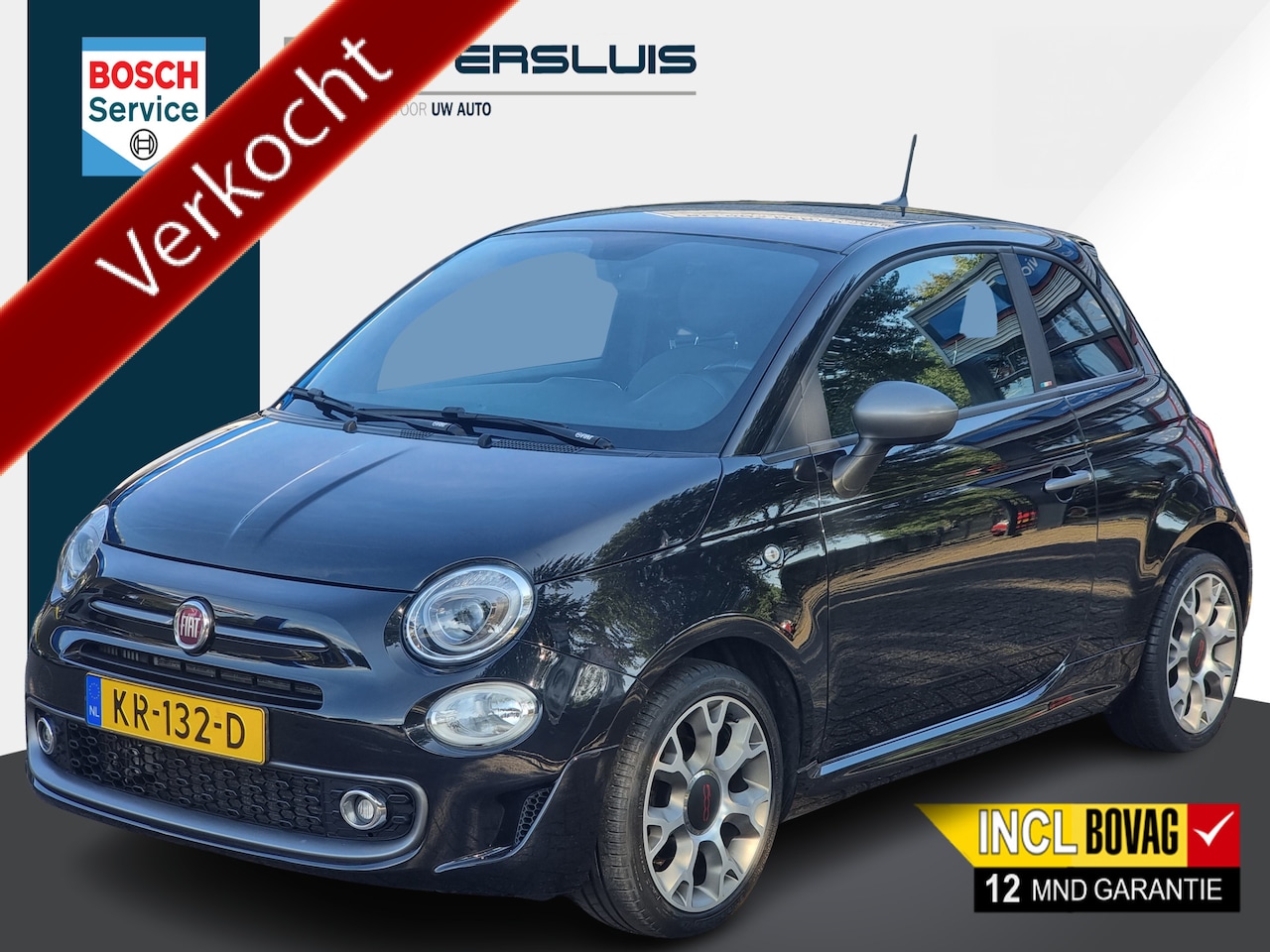 Fiat 500 - 0.9 TwinAir Turbo Sport | Navi | Armsteun 12 mnd BOVAG garantie Whatsapp 06-53188999 - AutoWereld.nl