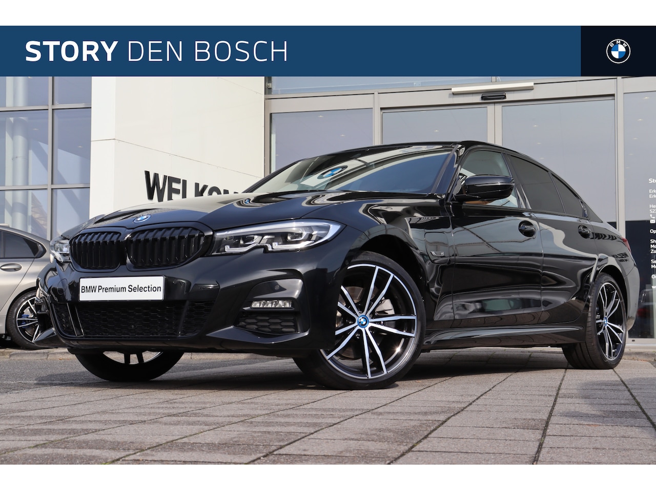 BMW 3-serie - 320e High Executive M Sport Automaat / M Sportstoelen / Stoelverwarming / LED / Parking As - AutoWereld.nl