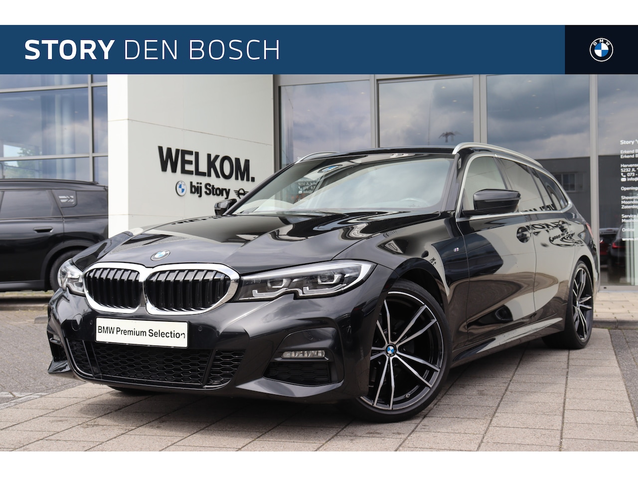 BMW 3-serie Touring - 320i High Executive M Sport Automaat / Trekhaak / Sportstoelen / Parking Assistant / M Spo - AutoWereld.nl