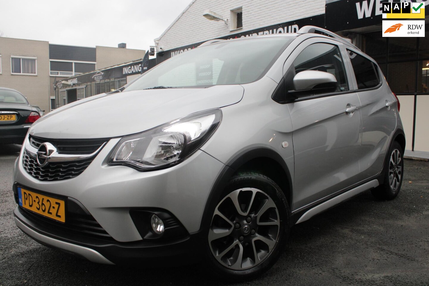 Opel Karl - 1.0 Rocks Online Edition | Airco | Elec ramen | Cruise Control | Carplay | Parkeersensor a - AutoWereld.nl