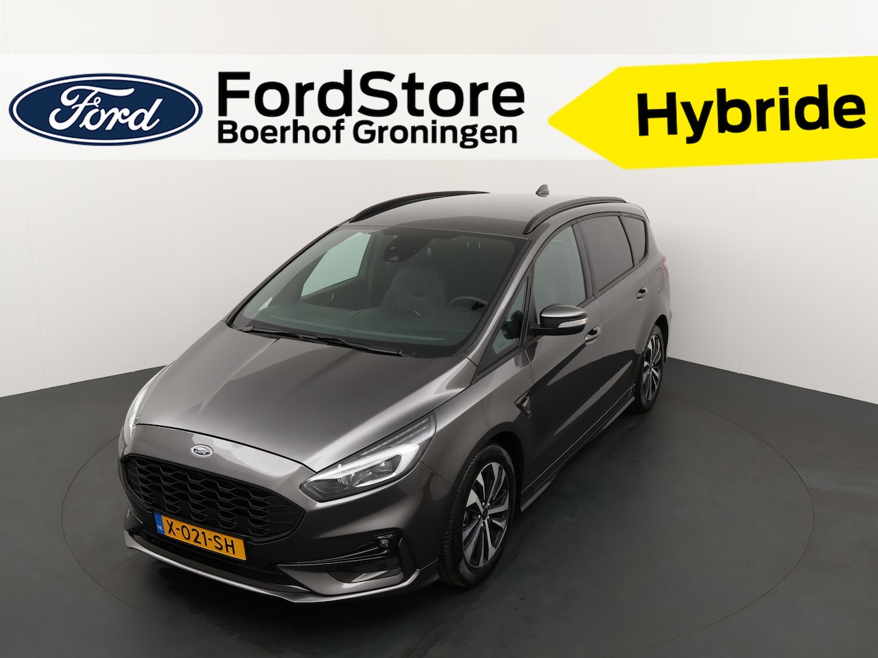 Ford S-Max - 2.5 Hybrid 190 pk ST Line Trekhaak | Leder | Adapt. cruise | 1.750KG trekgewicht! - AutoWereld.nl