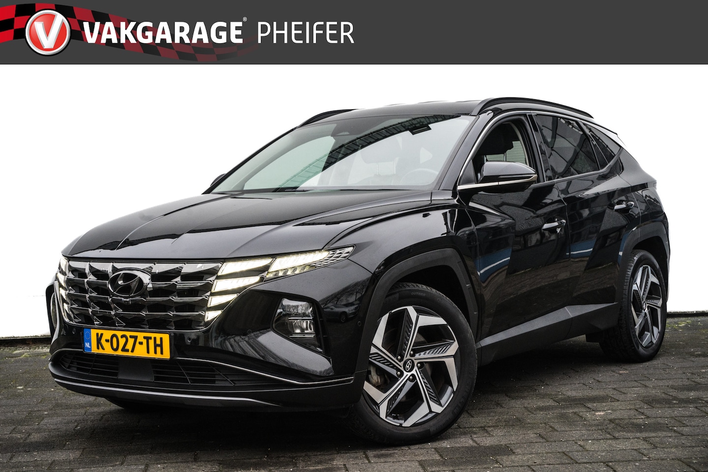 Hyundai Tucson - 1.6 T-GDI Aut. 230pk Aut. HEV Premium Leer/ Trekhaak/ 360 Camera/ Carplay/ Navigatie/ Stoe - AutoWereld.nl