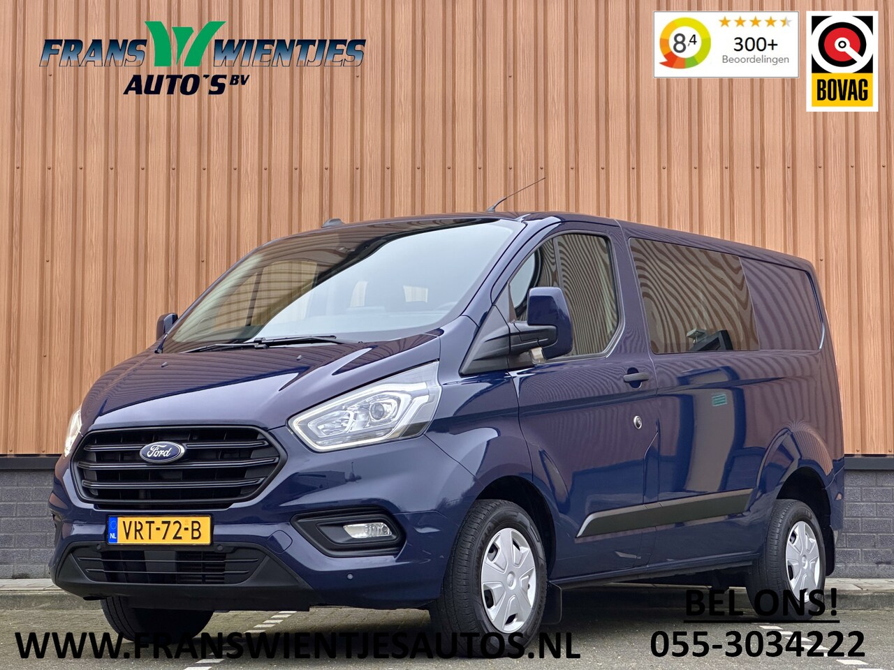 Ford Transit Custom - 300 2.0 TDCI L1H1 Trend DC | Achteruitrijcamera | Parkeersensoren | Cruise Control | Apple - AutoWereld.nl