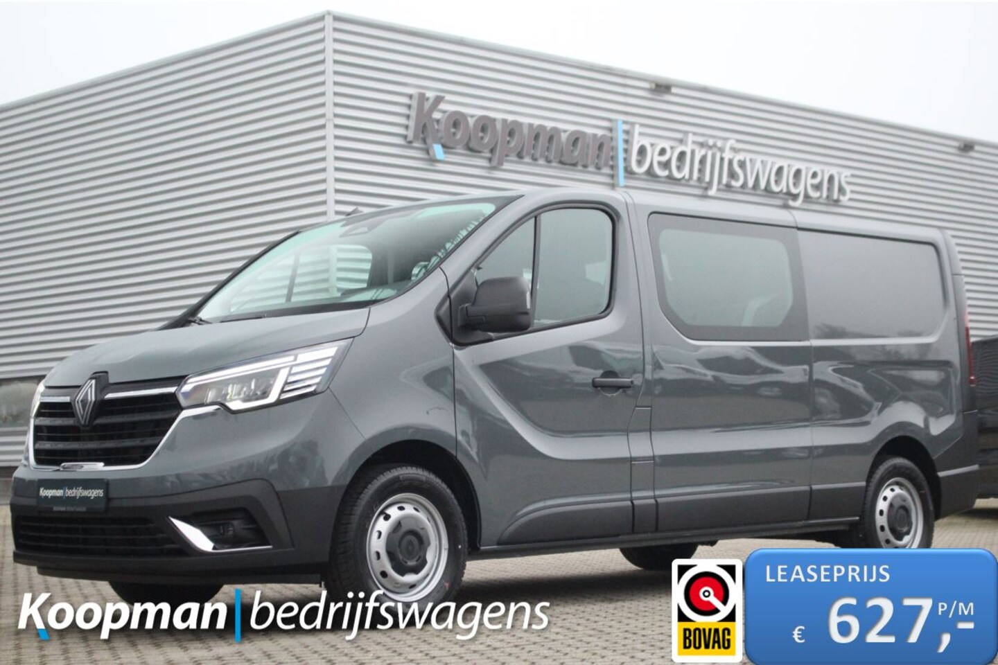 Renault Trafic - 2.0dCi 150pk T30 L2H1 DC | 6-Zits | Carplay/Android | Camera | Lease 627,- p/m - AutoWereld.nl