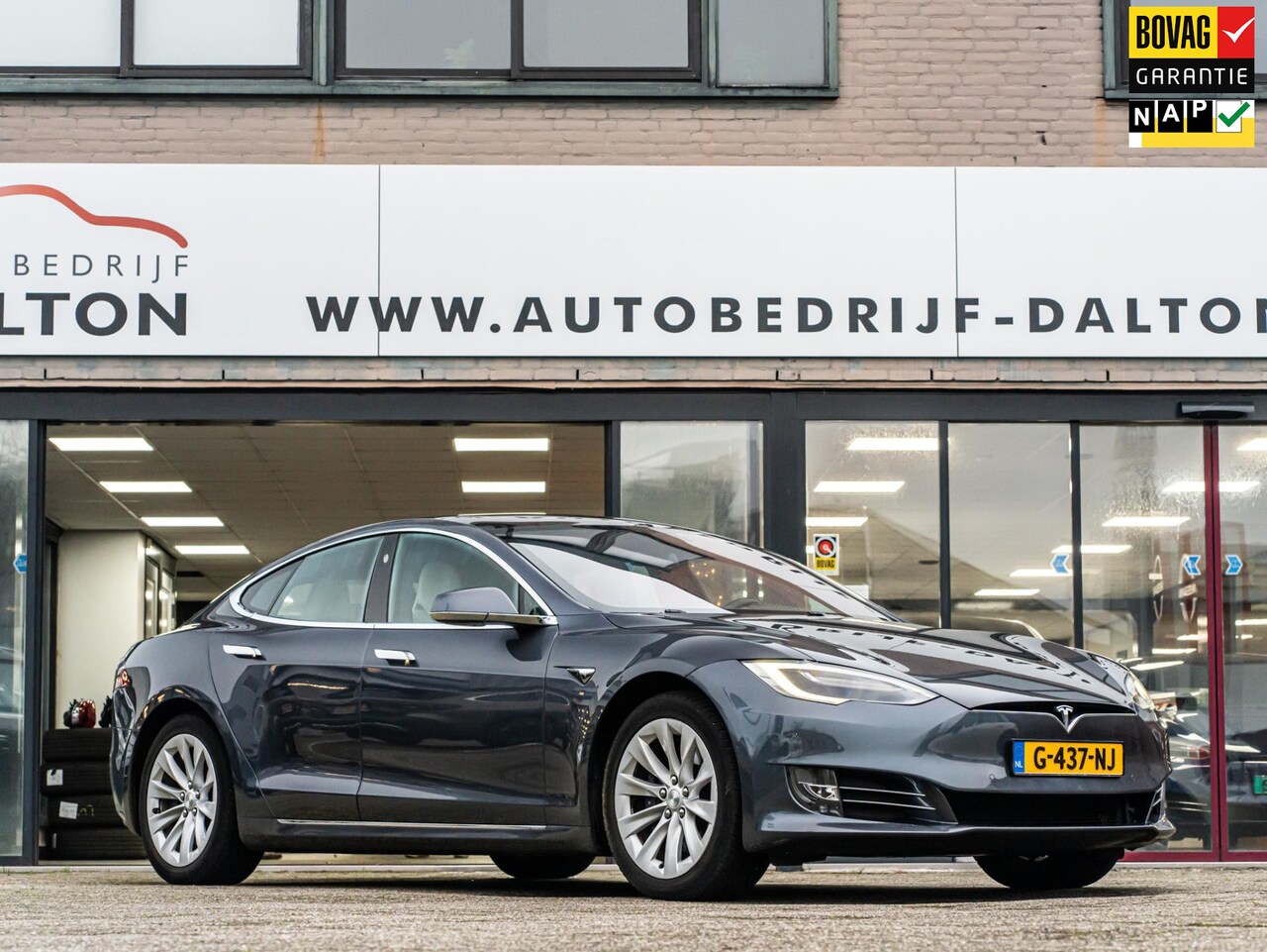 Tesla Model S - Long Range 100KWh EINDEJAAR AANBIEDING AUTOPILOT / 1e EIG. / LEER / PANODAK / INCL. BTW - AutoWereld.nl