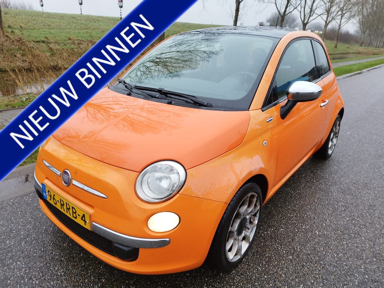 Fiat 500 - 0.9 TwinAir Lounge **Panodak Leer ** Airco ** NL - AutoWereld.nl