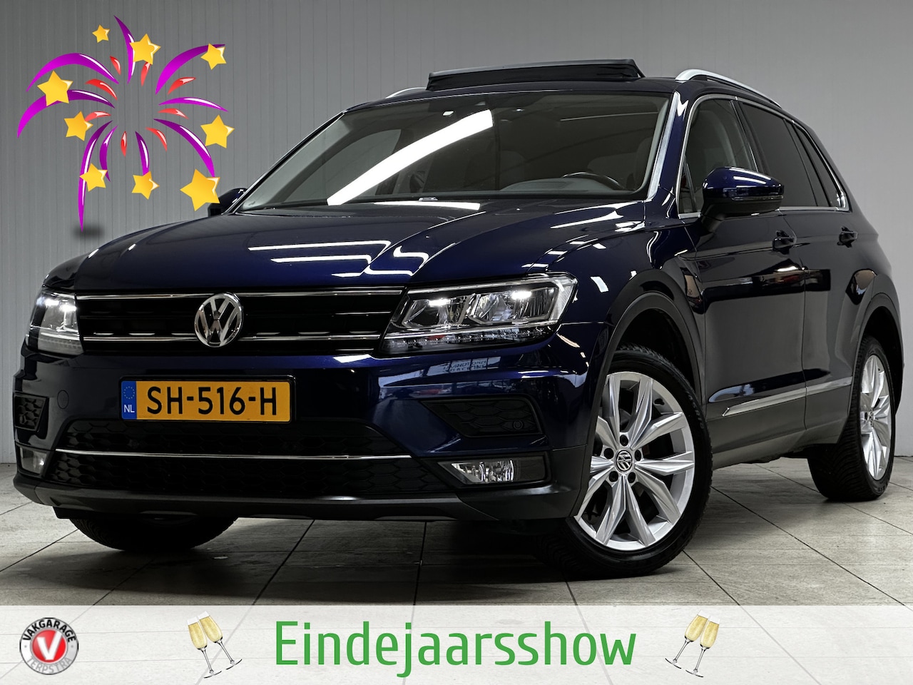 Volkswagen Tiguan - 1.4 TSI ACT Highline/ HUD/ Virtual Dashboard/ Panorama-Dak/ Apple + Android/ LED Koplampen - AutoWereld.nl