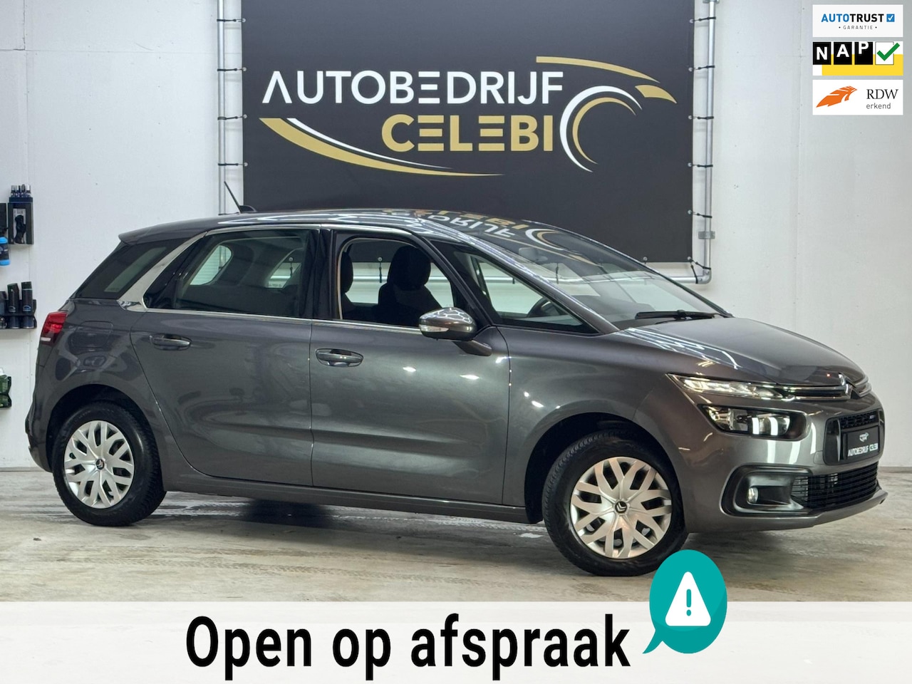 Citroën C4 Picasso - 1.2 PureTech Selection 2018 GRIJS 1e EIGN - AutoWereld.nl