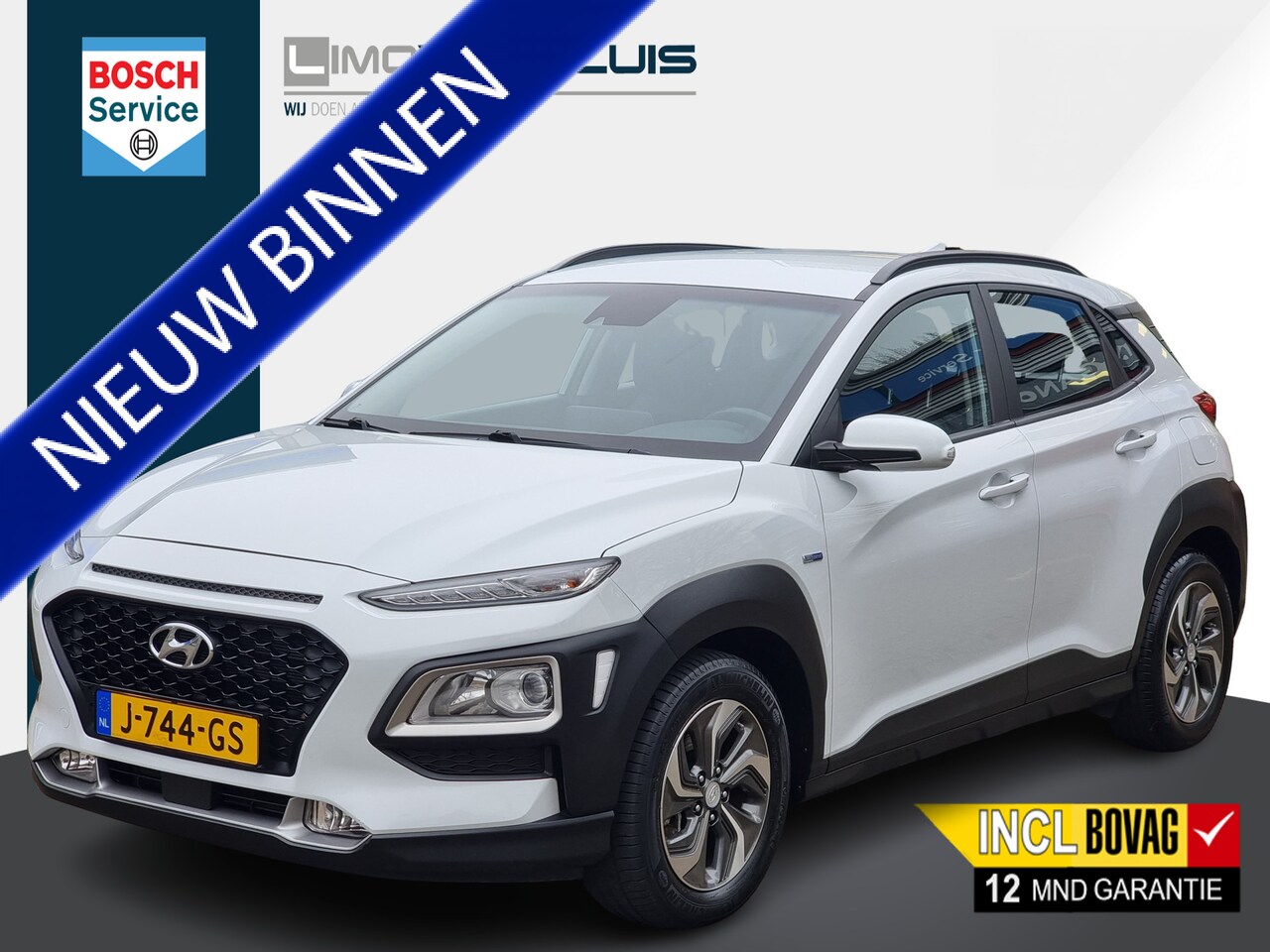 Hyundai Kona - 1.6 GDI HEV Comfort | Camera | Navigatie | Cruise Control 12 mnd BOVAG garantie  Whatsapp - AutoWereld.nl