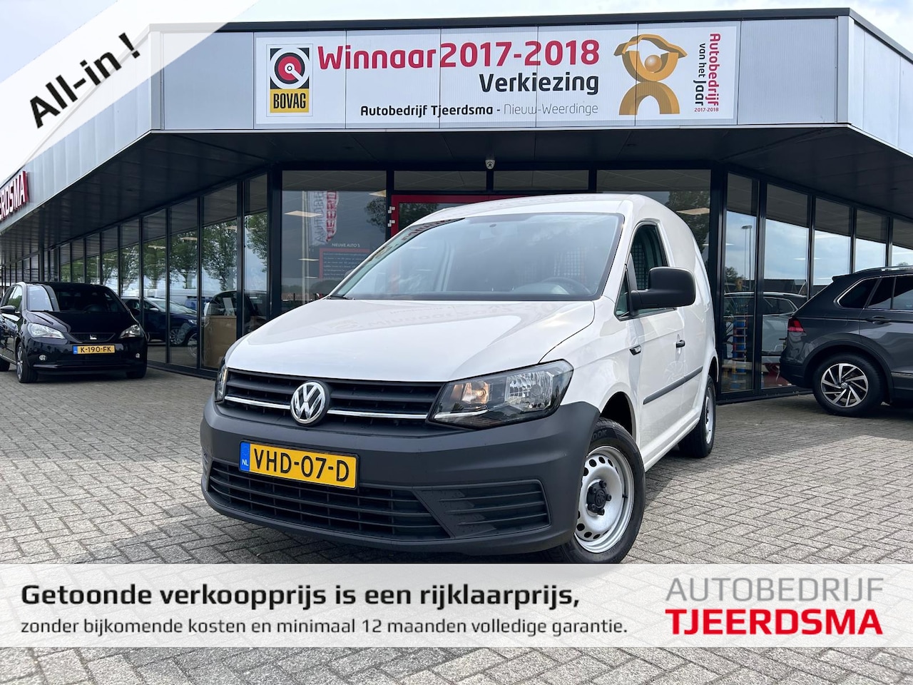 Volkswagen Caddy - 2.0 TDI L1H1 BMT Airco/Elek.Pakker/Radio/Centrale/Achterdeuren/Trekhaak/Schuifdeur - AutoWereld.nl